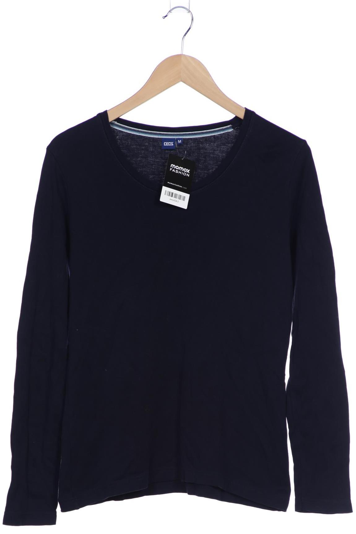 

Cecil Damen Langarmshirt, marineblau, Gr. 38