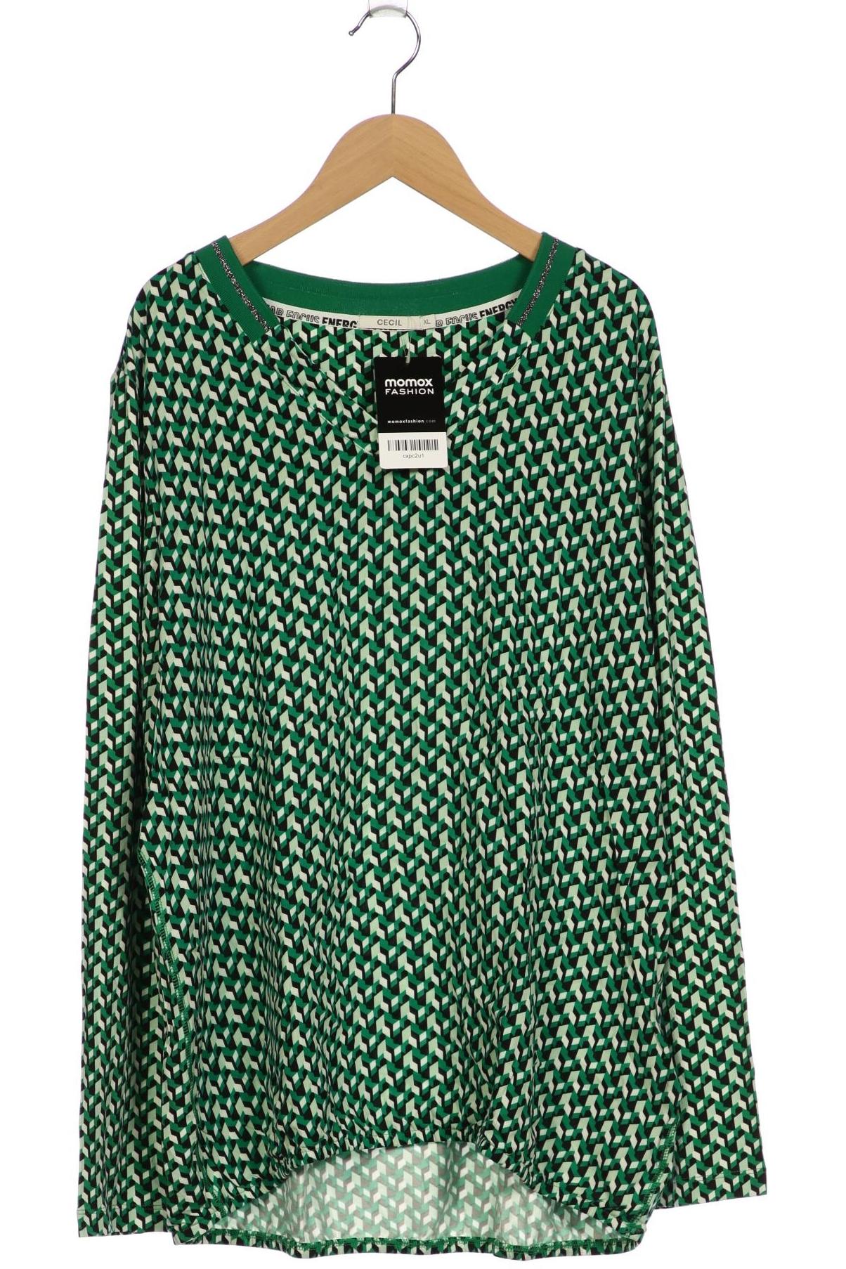 

Cecil Damen Langarmshirt, grün, Gr. 44