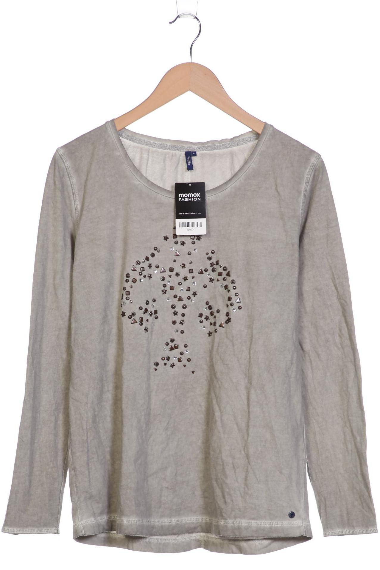 

CECIL Damen Langarmshirt, grau