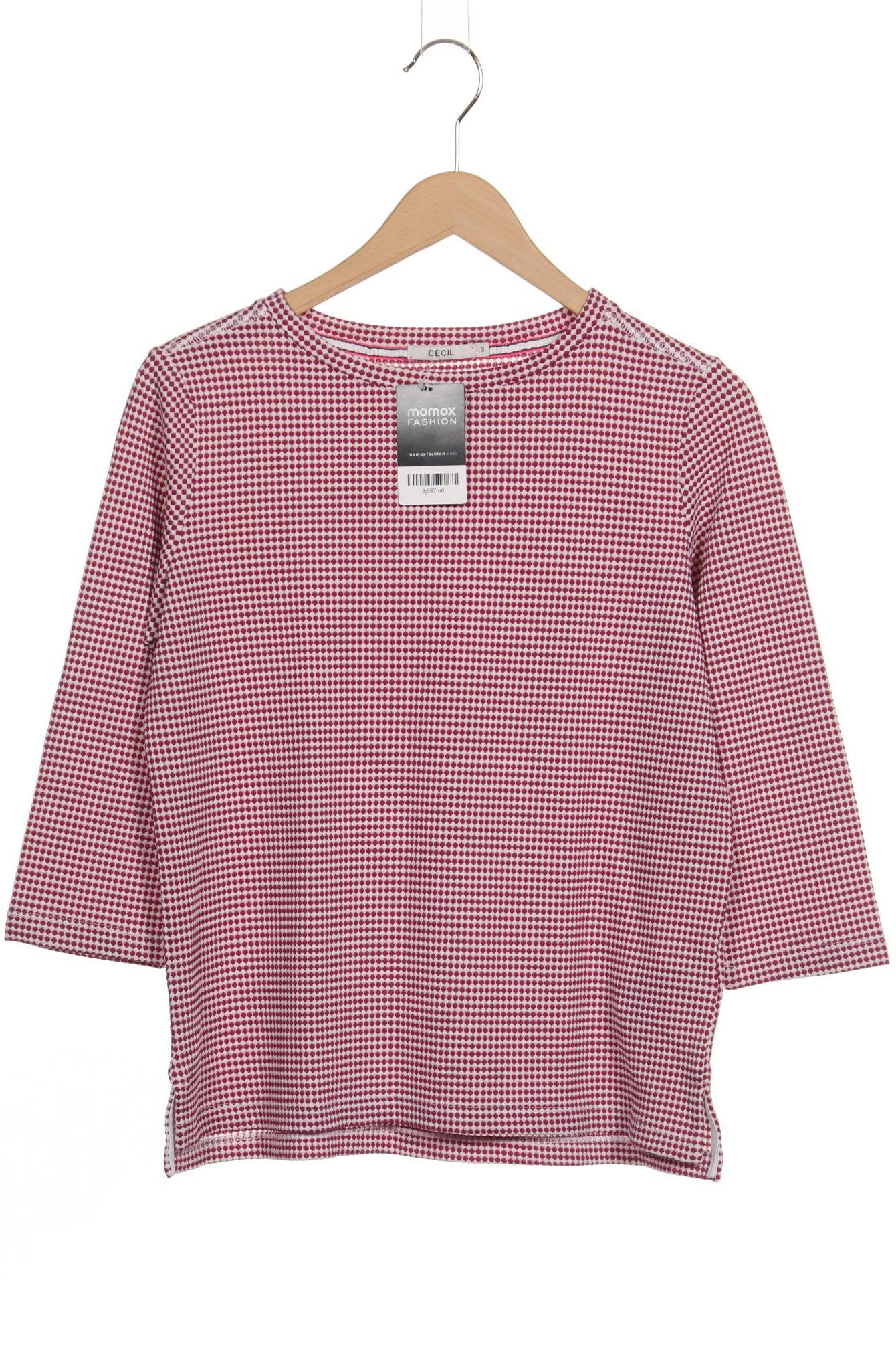 

Cecil Damen Langarmshirt, pink, Gr. 36