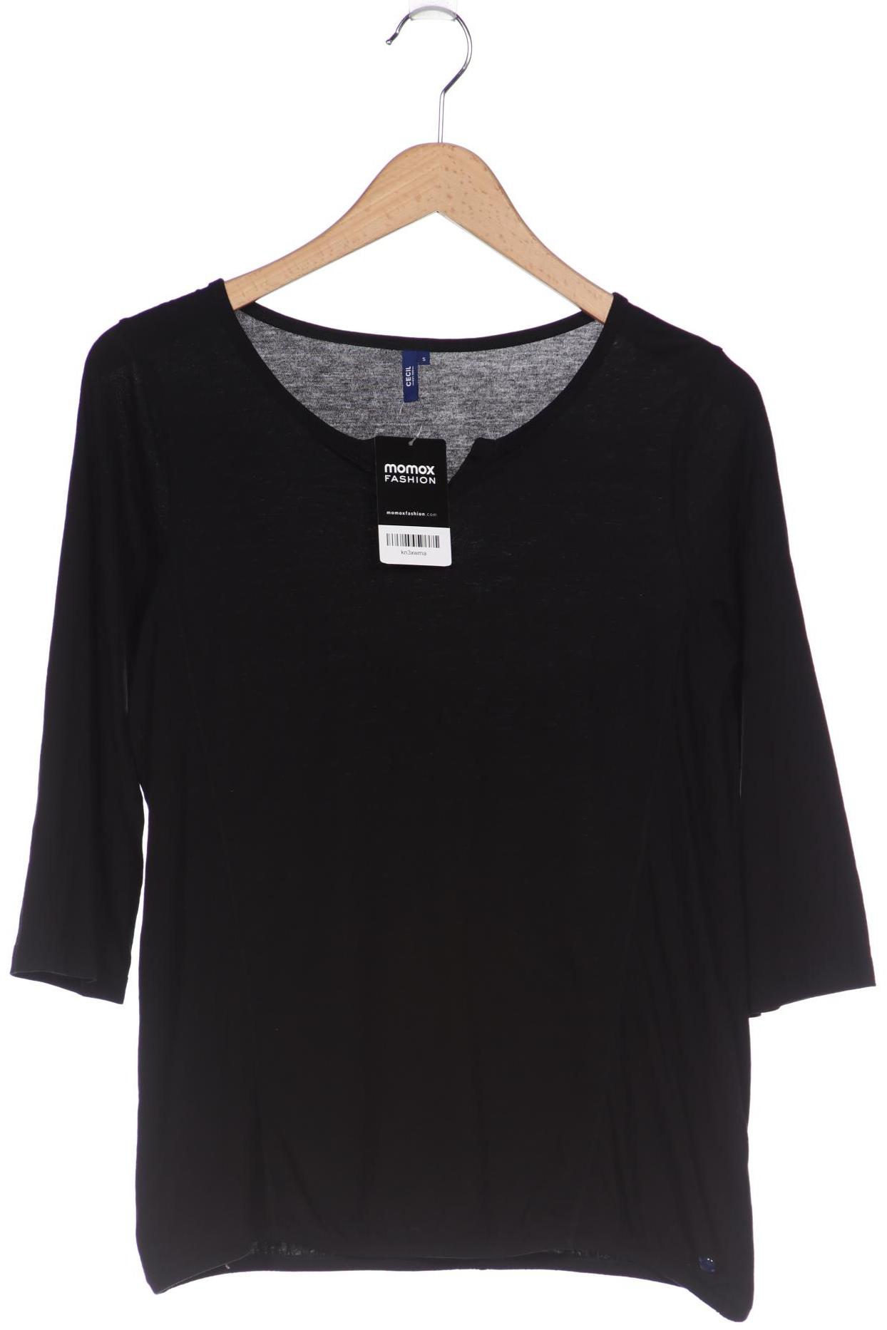 

Cecil Damen Langarmshirt, schwarz, Gr. 36