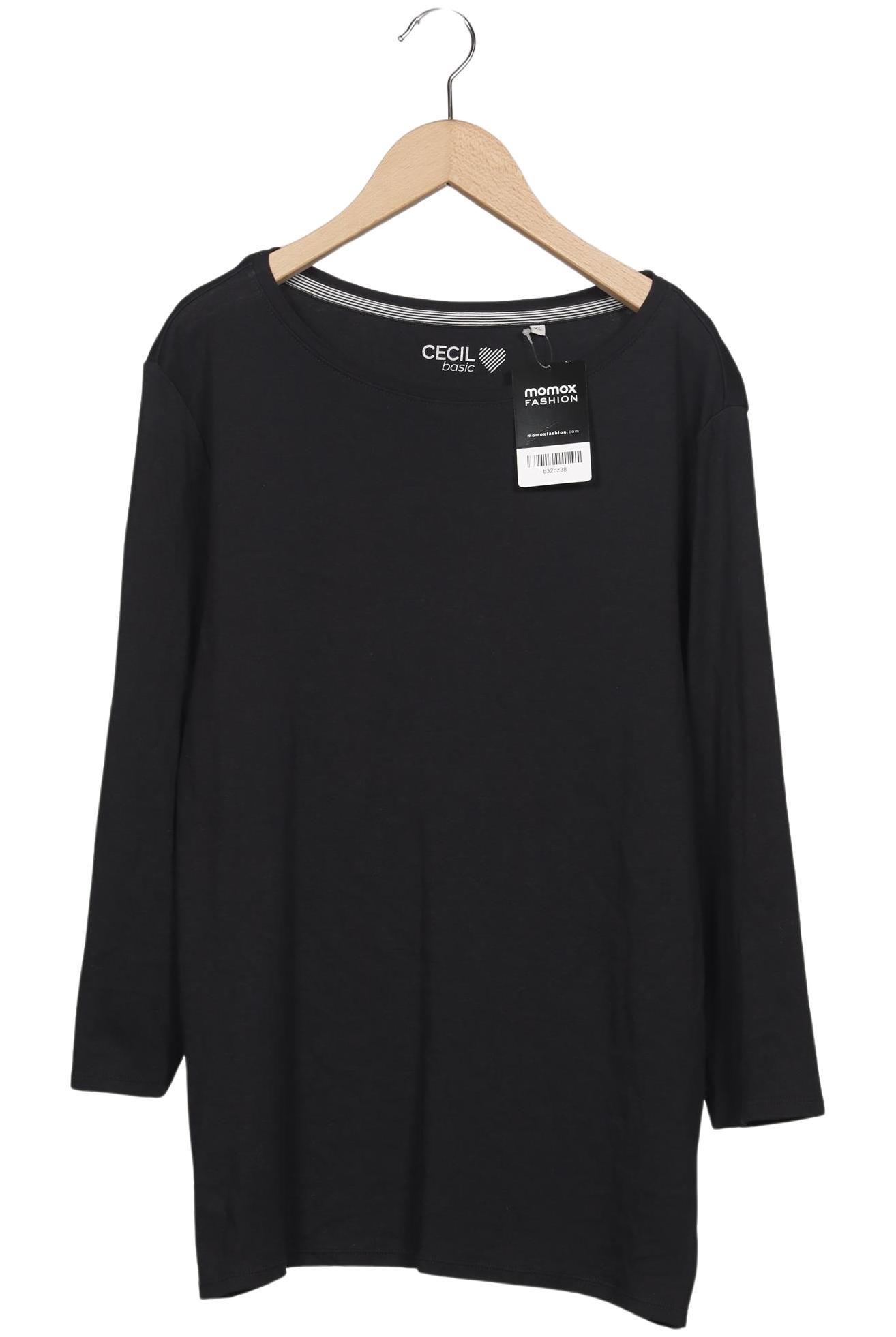 

Cecil Damen Langarmshirt, schwarz, Gr. 44