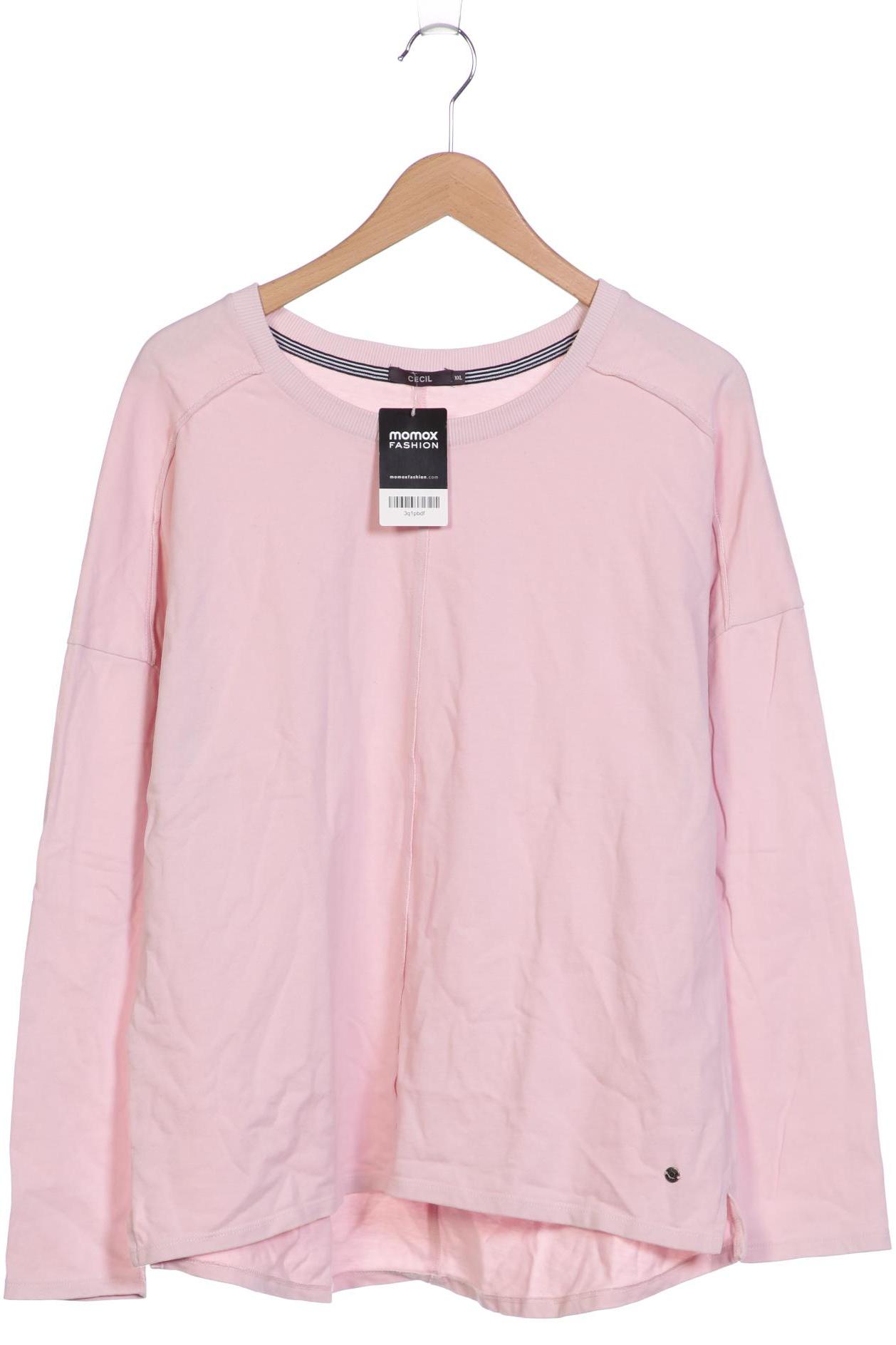

Cecil Damen Langarmshirt, pink, Gr. 46