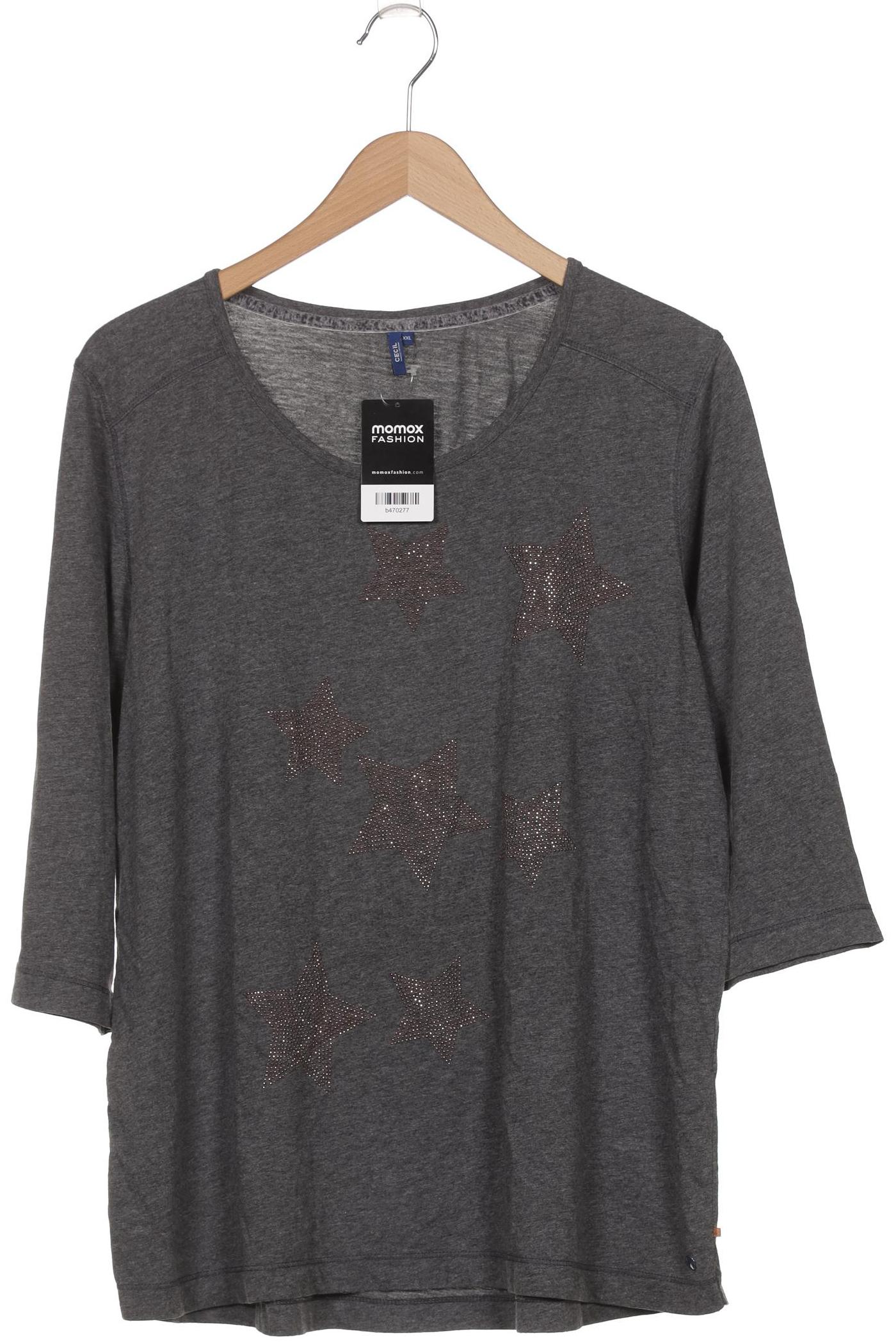 

Cecil Damen Langarmshirt, grau, Gr. 46