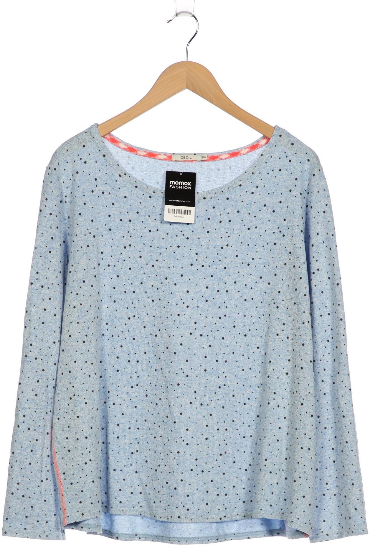 

Cecil Damen Langarmshirt, blau, Gr. 46