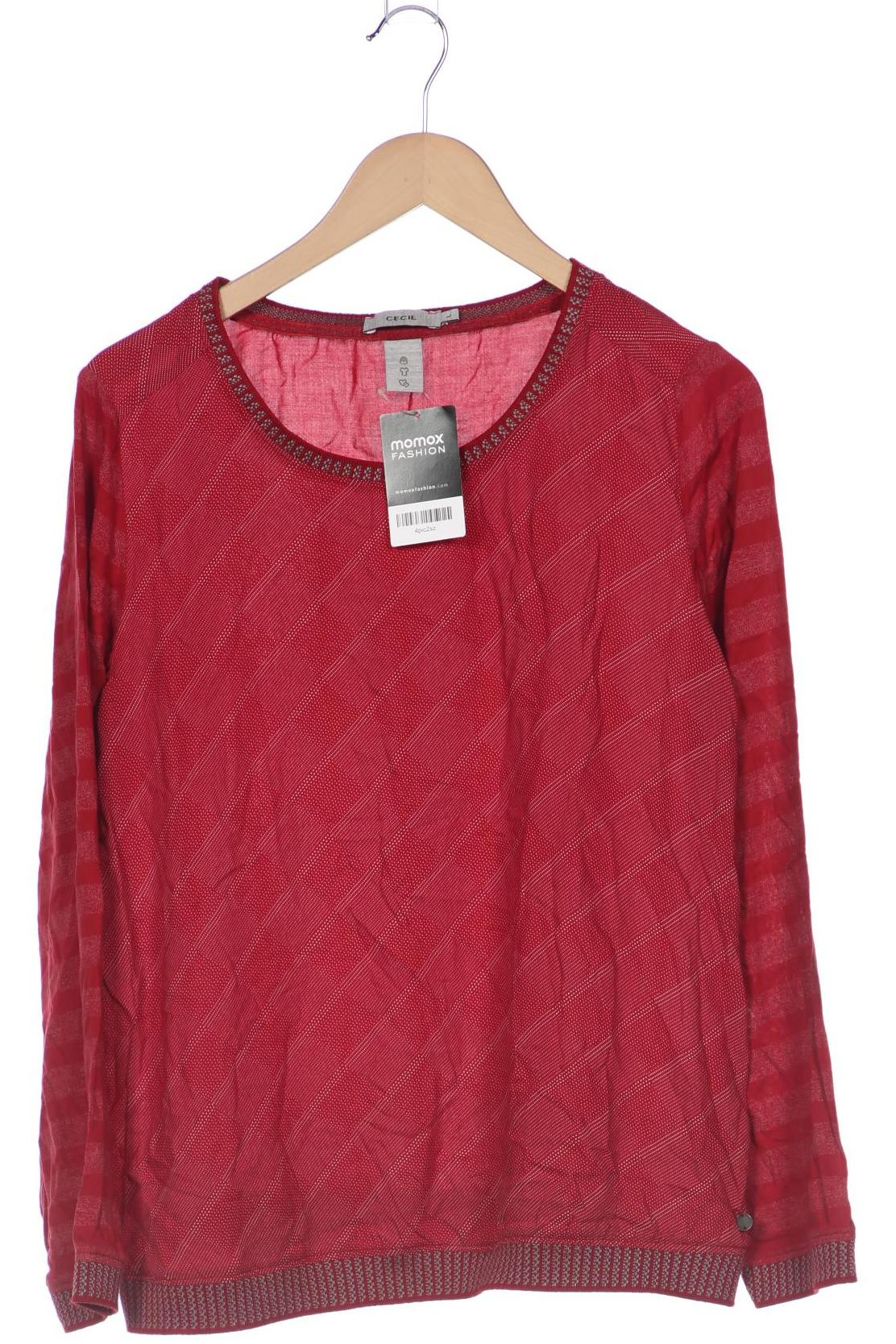 

Cecil Damen Langarmshirt, rot, Gr. 42