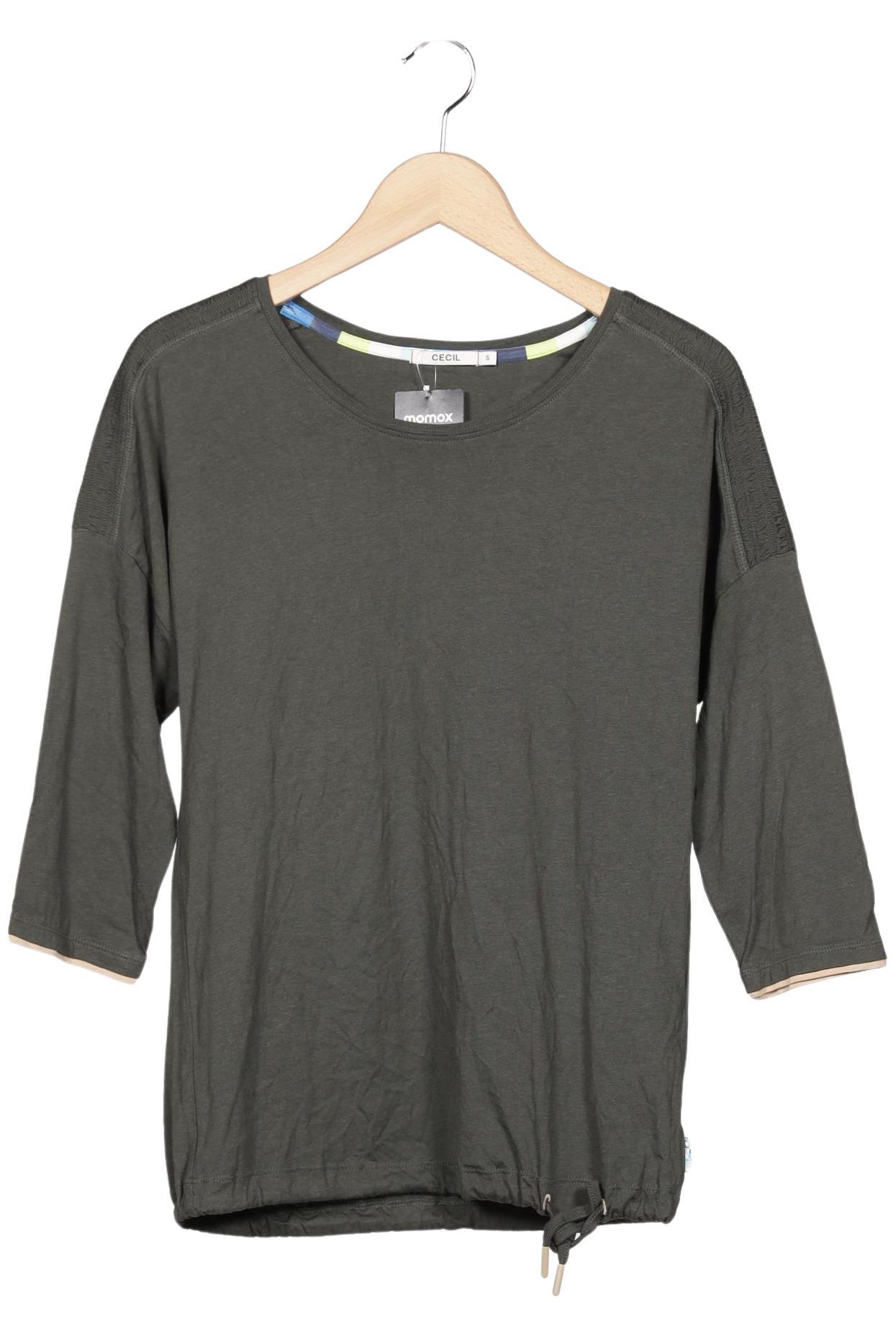 

Cecil Damen Langarmshirt, grün, Gr. 36