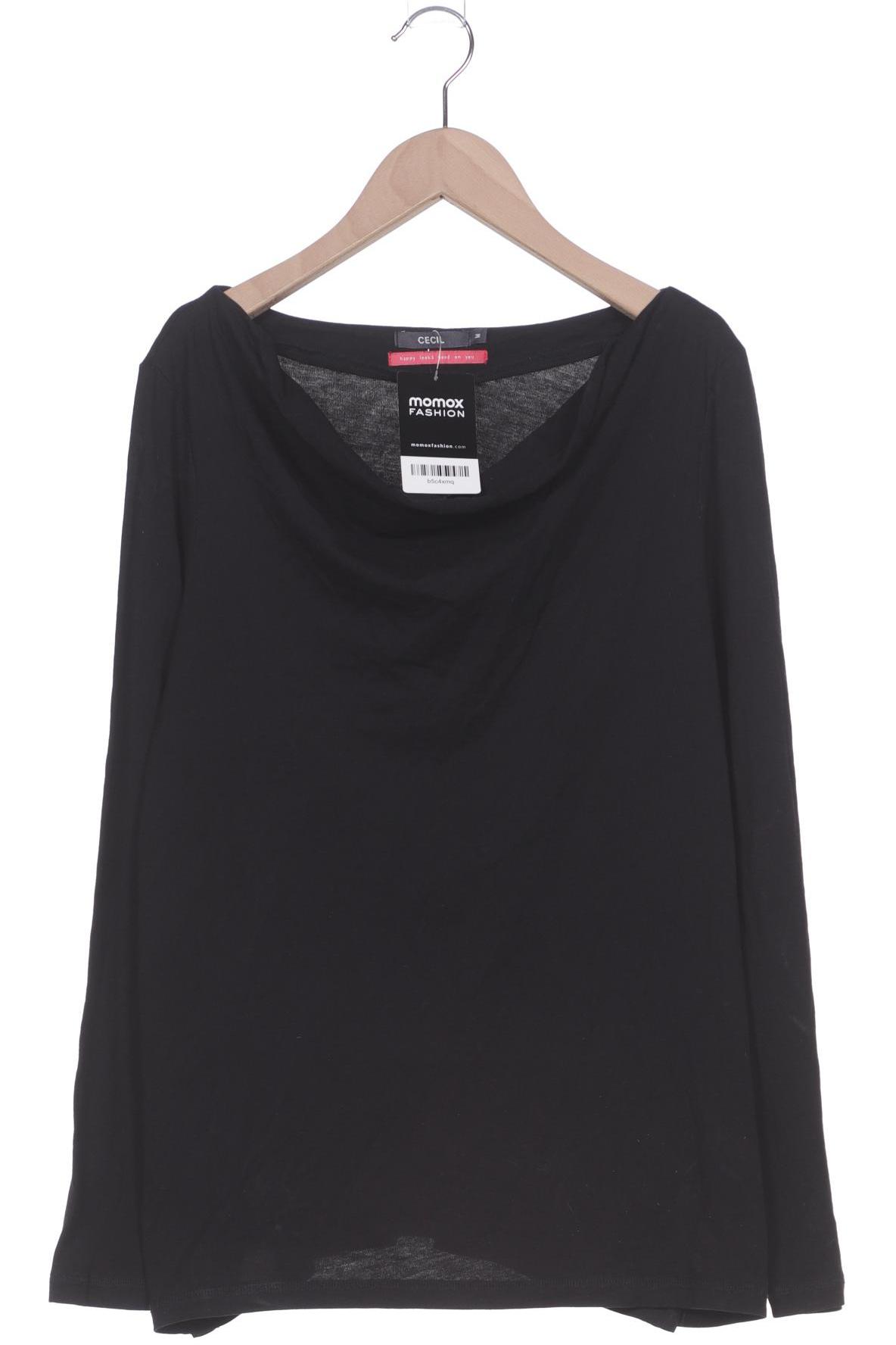 

CECIL Damen Langarmshirt, schwarz