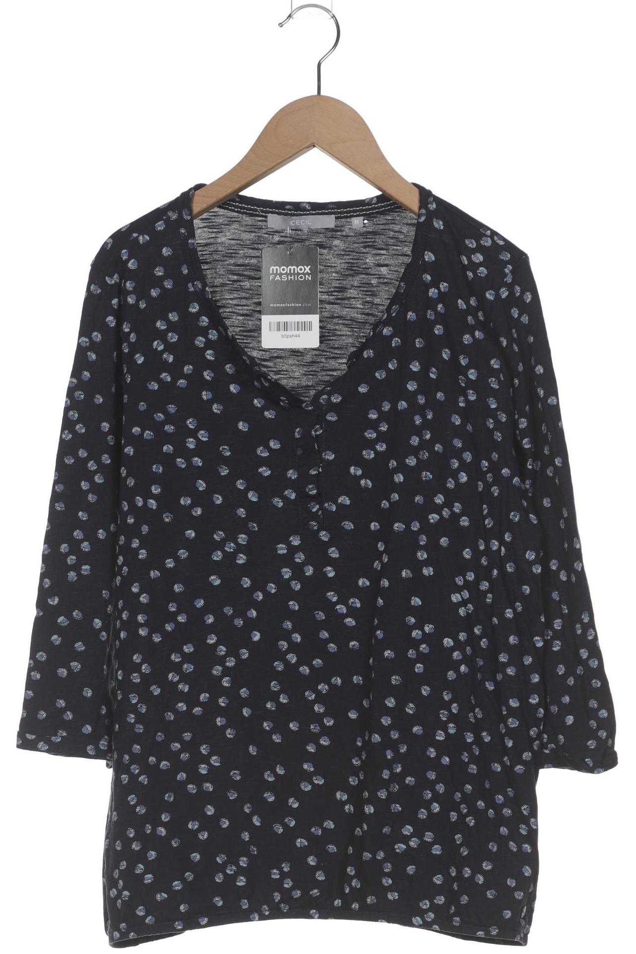 

Cecil Damen Langarmshirt, marineblau, Gr. 38