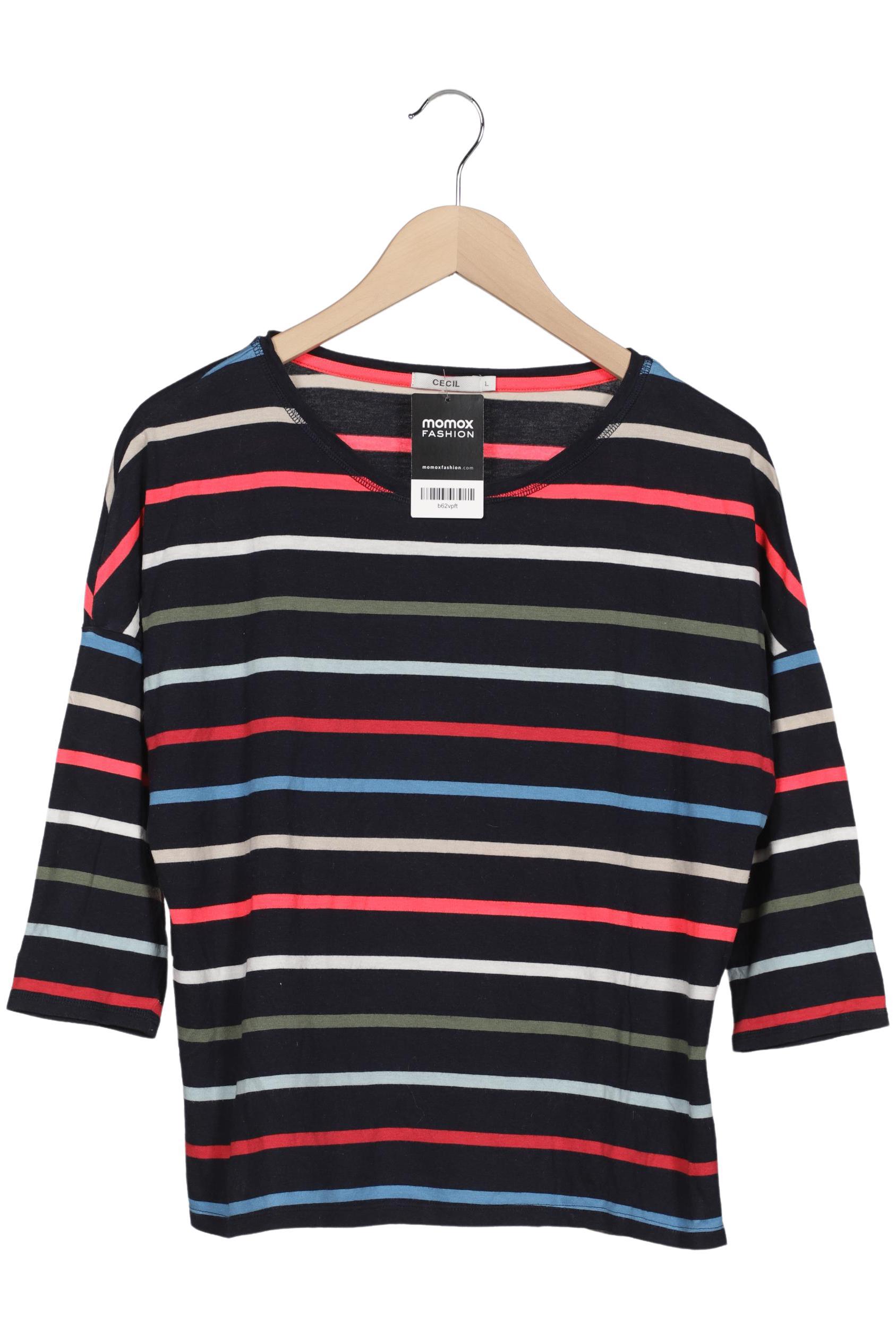 

Cecil Damen Langarmshirt, marineblau, Gr. 42