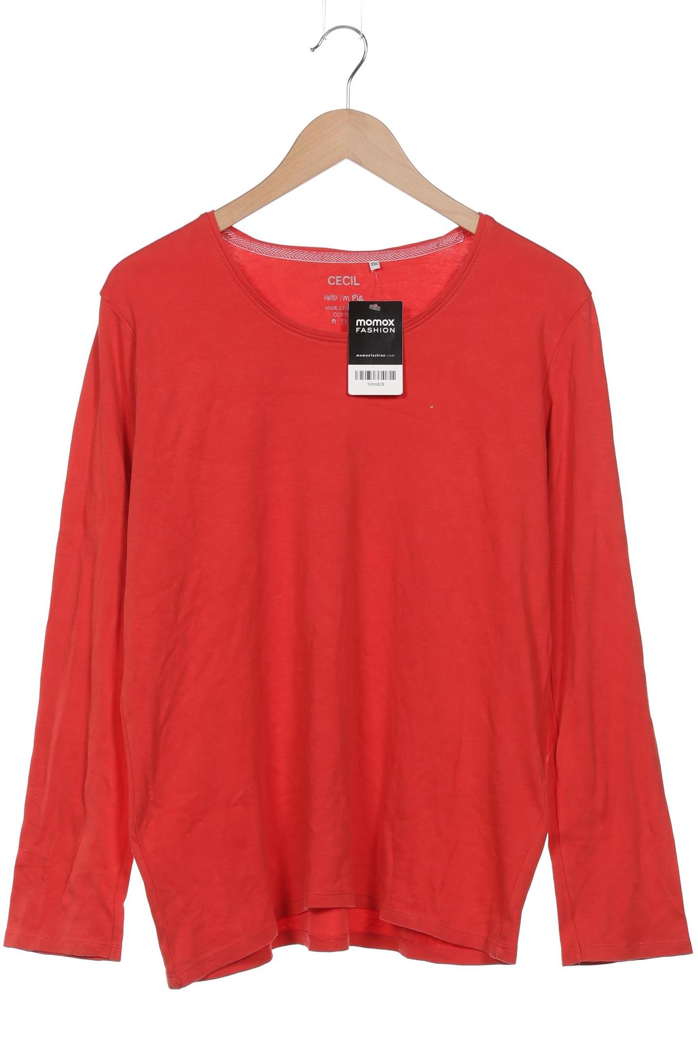 

Cecil Damen Langarmshirt, rot, Gr. 46