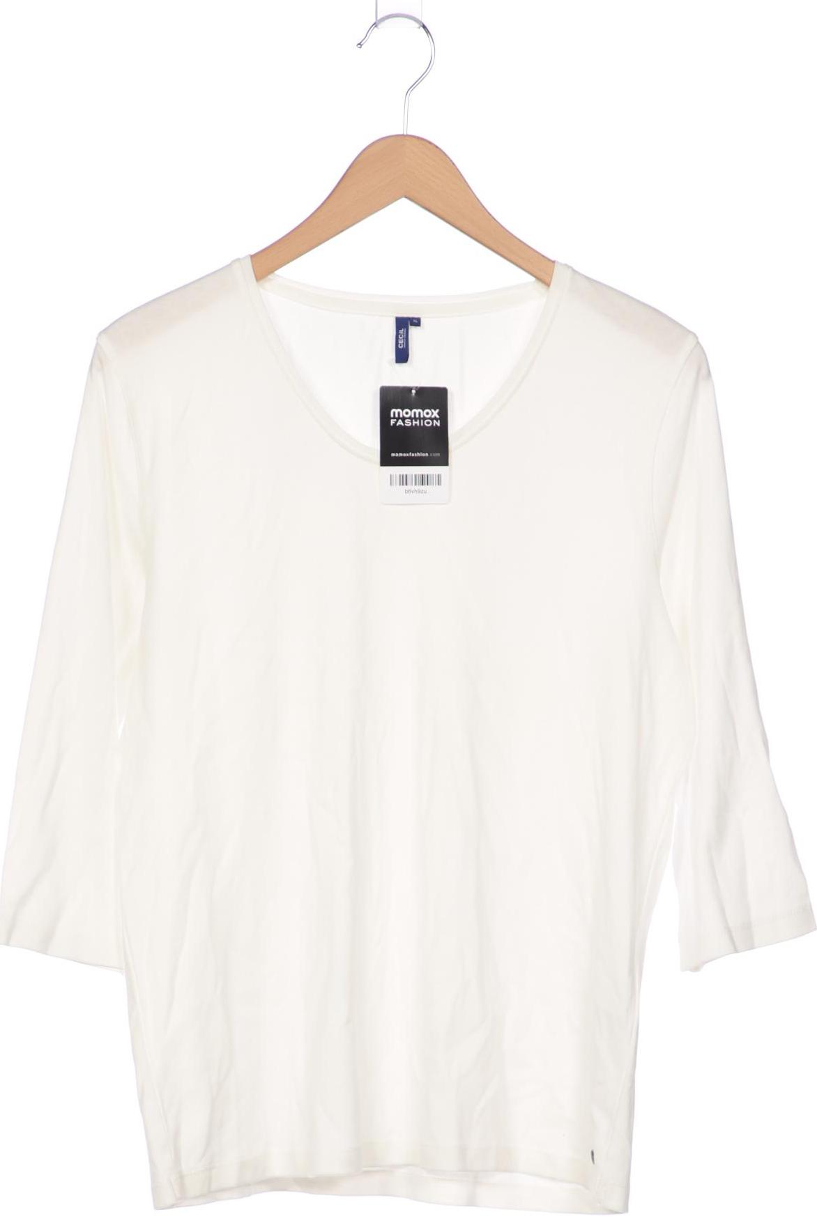 

Cecil Damen Langarmshirt, cremeweiß, Gr. 44