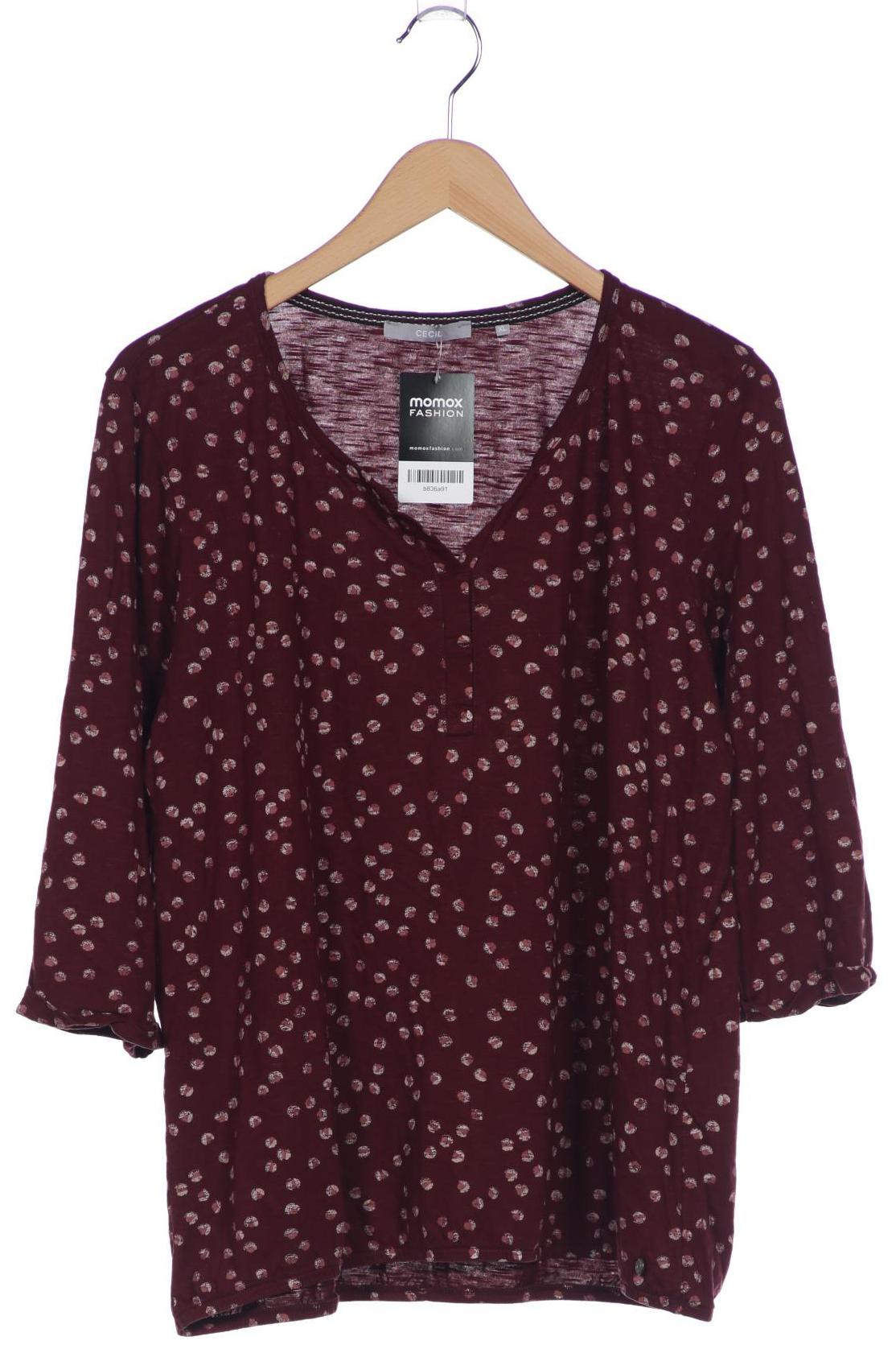 

Cecil Damen Langarmshirt, bordeaux, Gr. 44