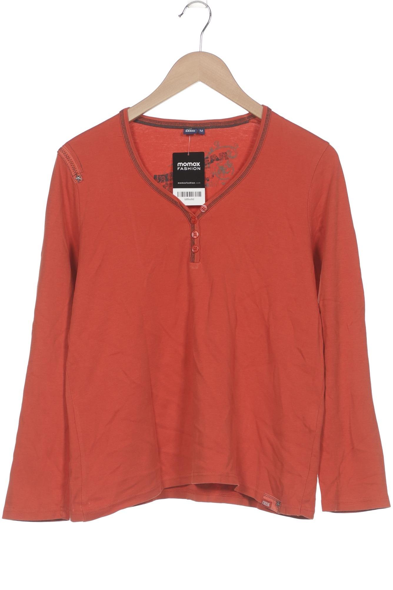 

Cecil Damen Langarmshirt, orange, Gr. 38