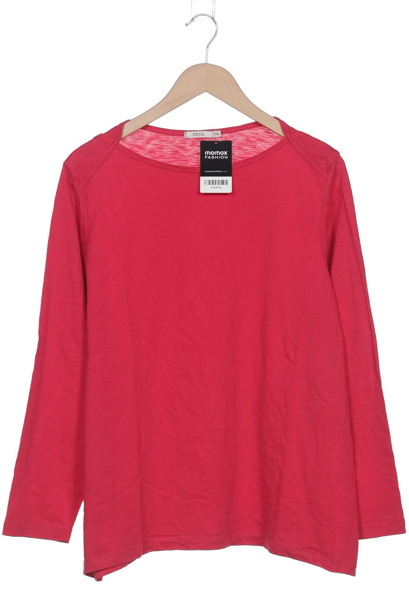 

Cecil Damen Langarmshirt, pink, Gr. 46