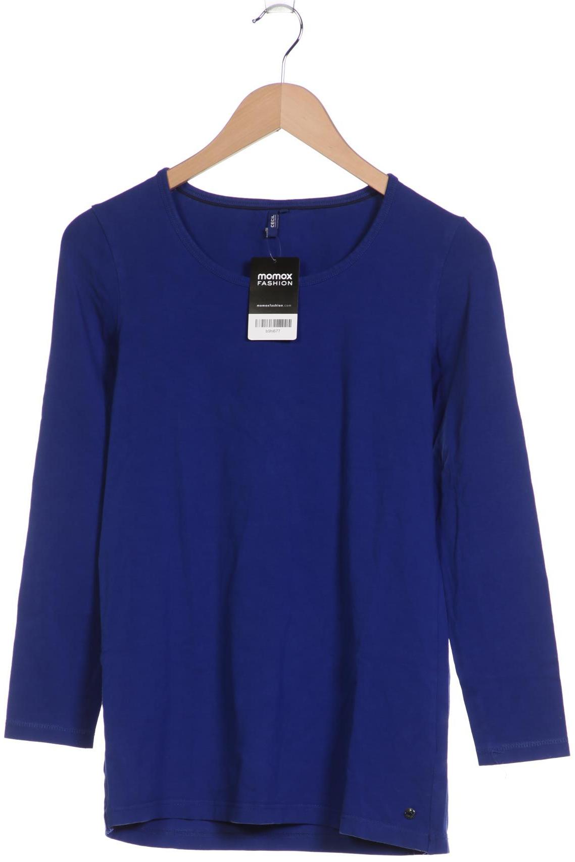 

Cecil Damen Langarmshirt, blau, Gr. 38
