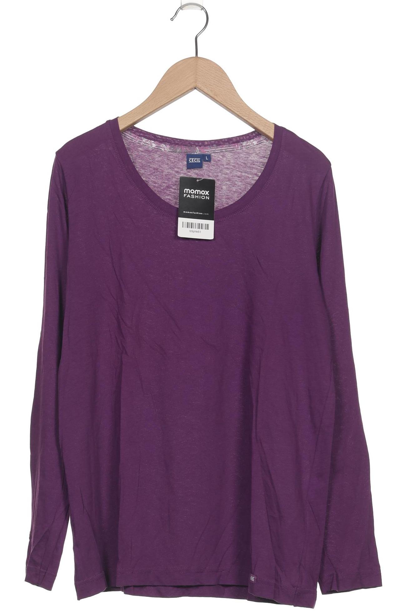 

Cecil Damen Langarmshirt, flieder, Gr. 42