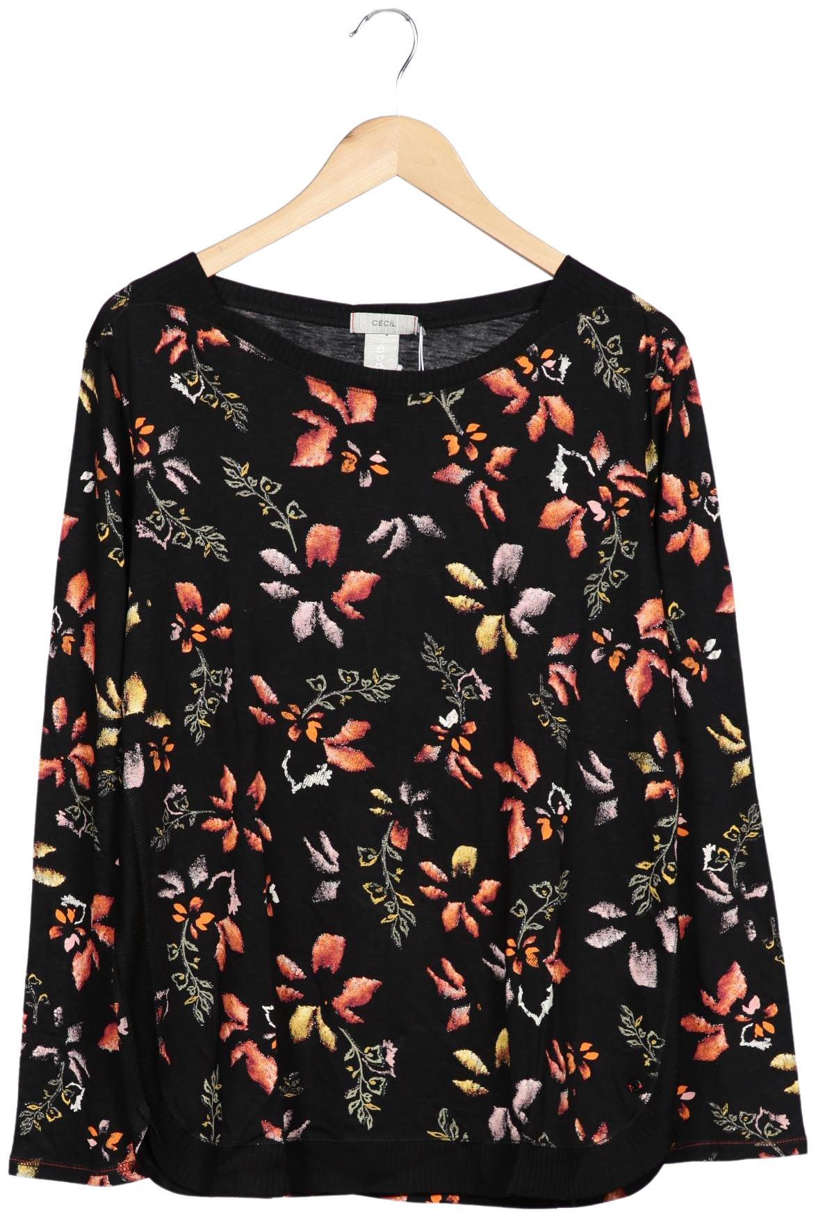 

Cecil Damen Langarmshirt, schwarz, Gr. 44