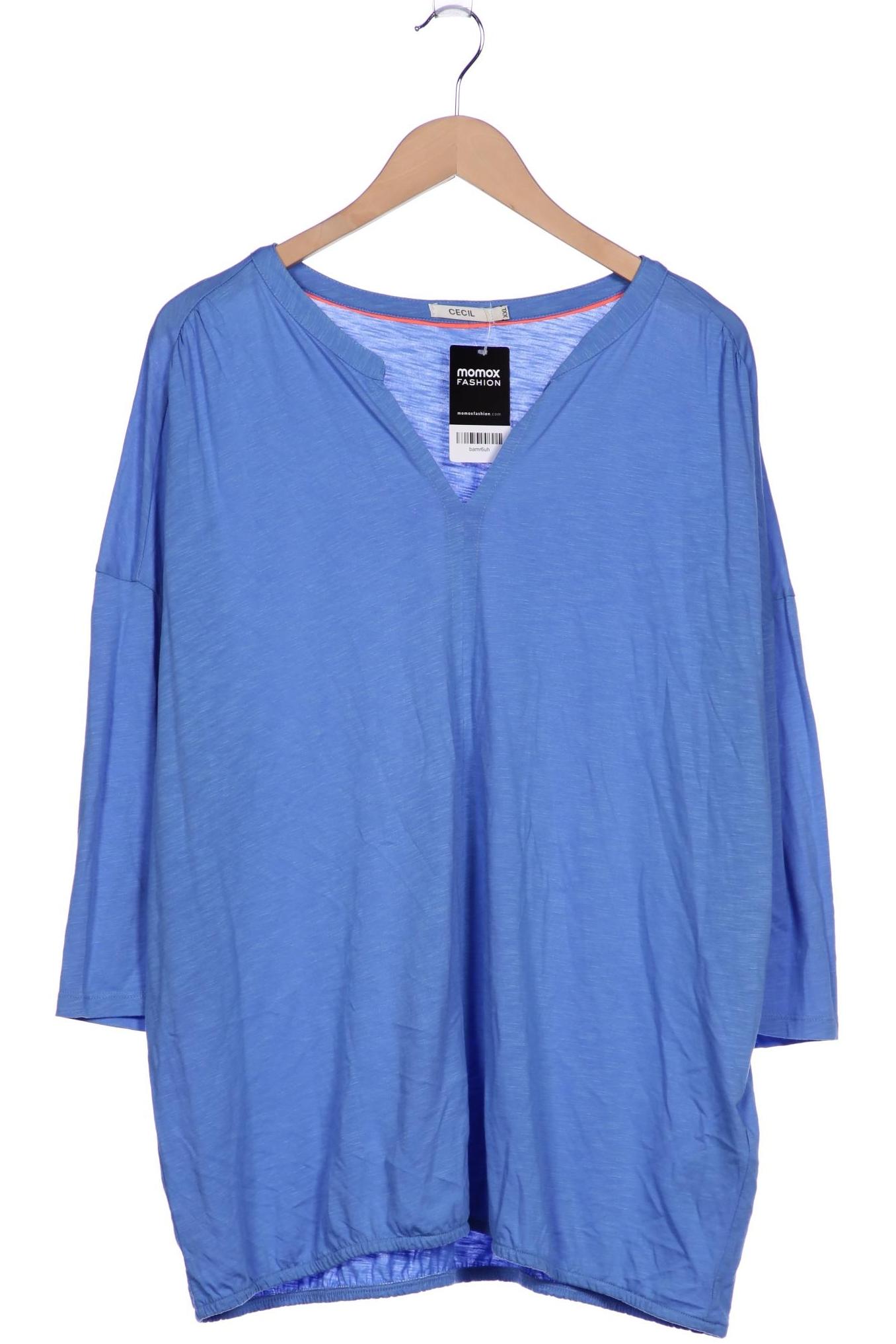 

Cecil Damen Langarmshirt, blau, Gr. 46