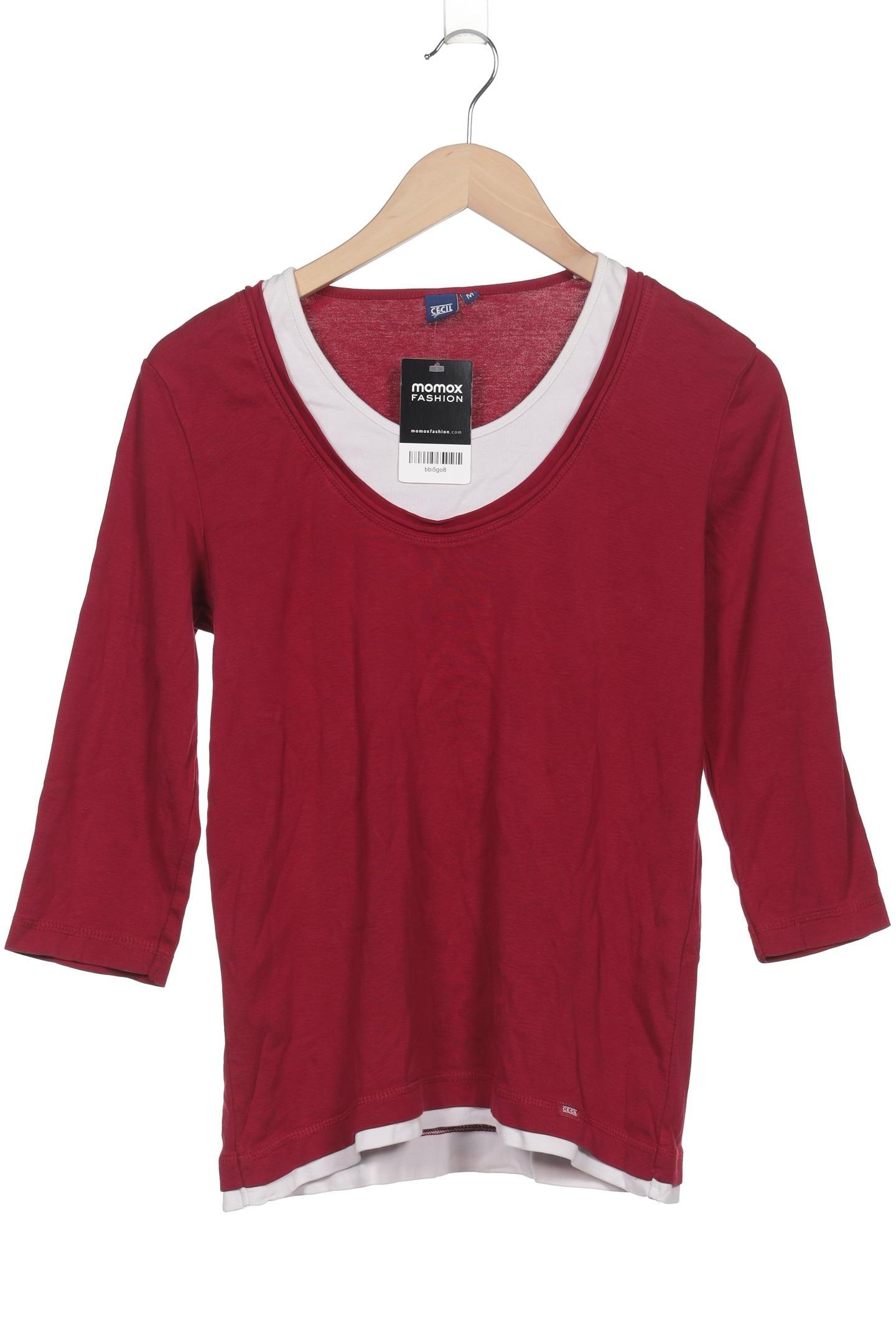 

Cecil Damen Langarmshirt, rot, Gr. 38