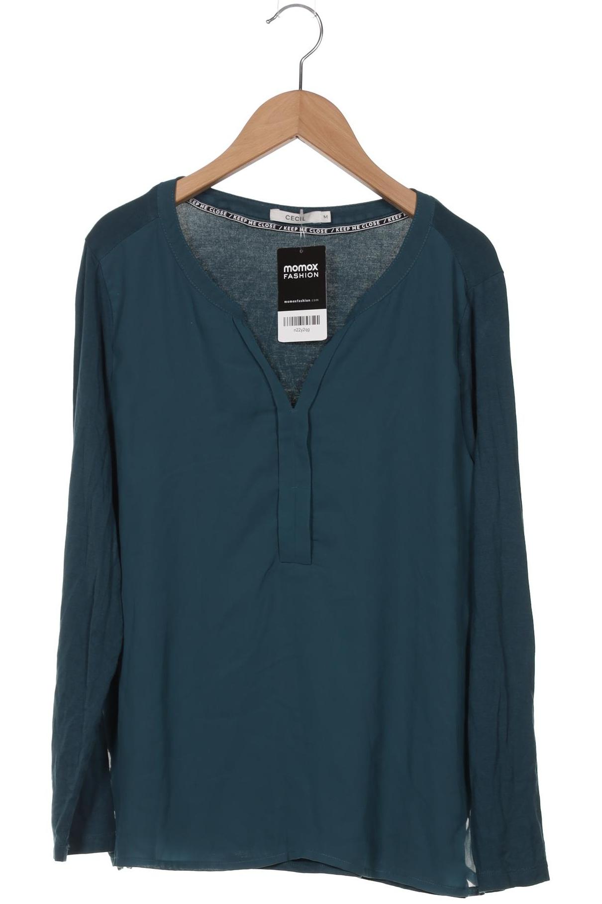 

Cecil Damen Langarmshirt, türkis, Gr. 38