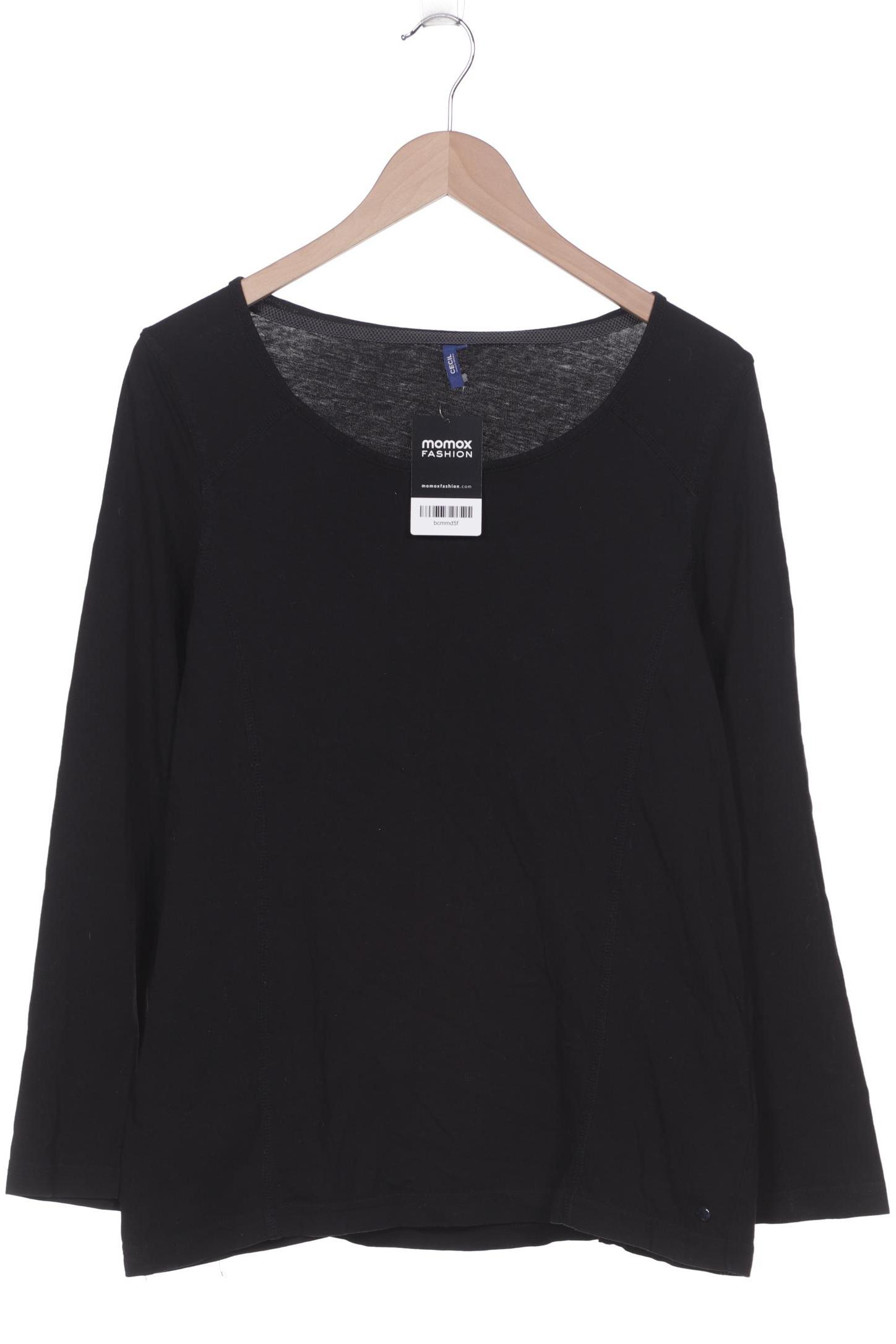 

CECIL Damen Langarmshirt, schwarz