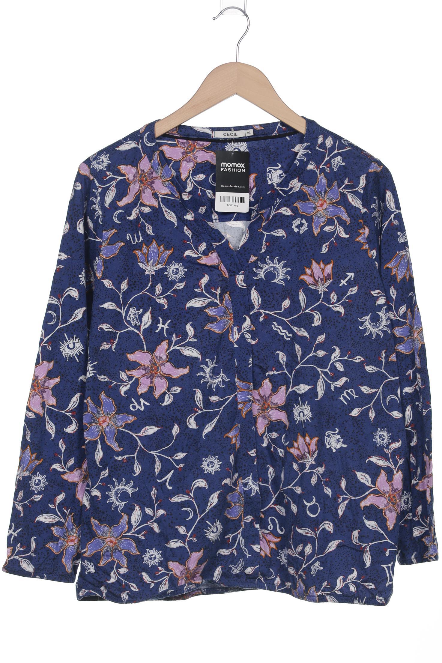 

Cecil Damen Langarmshirt, marineblau, Gr. 46
