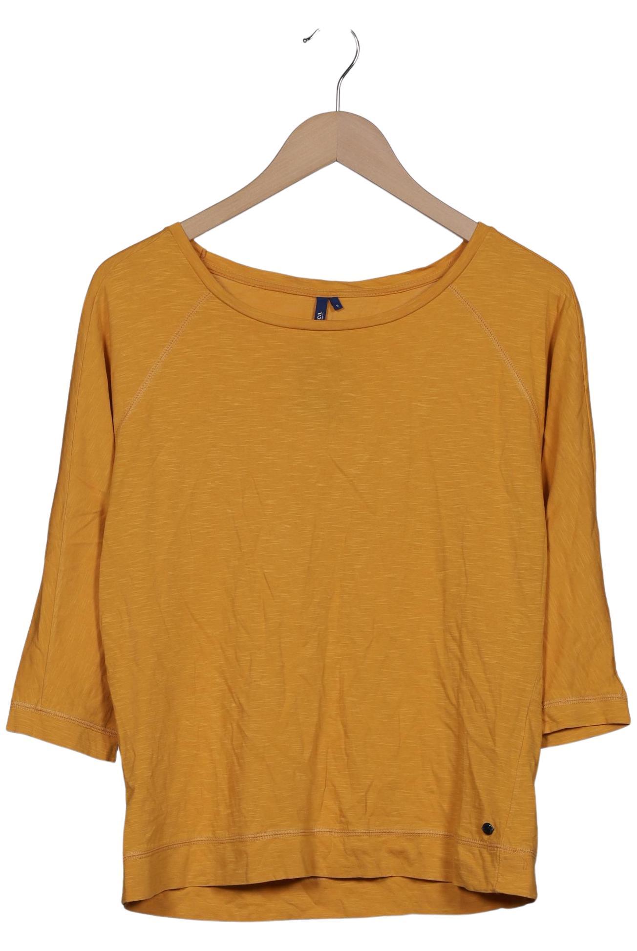 

Cecil Damen Langarmshirt, gelb, Gr. 36