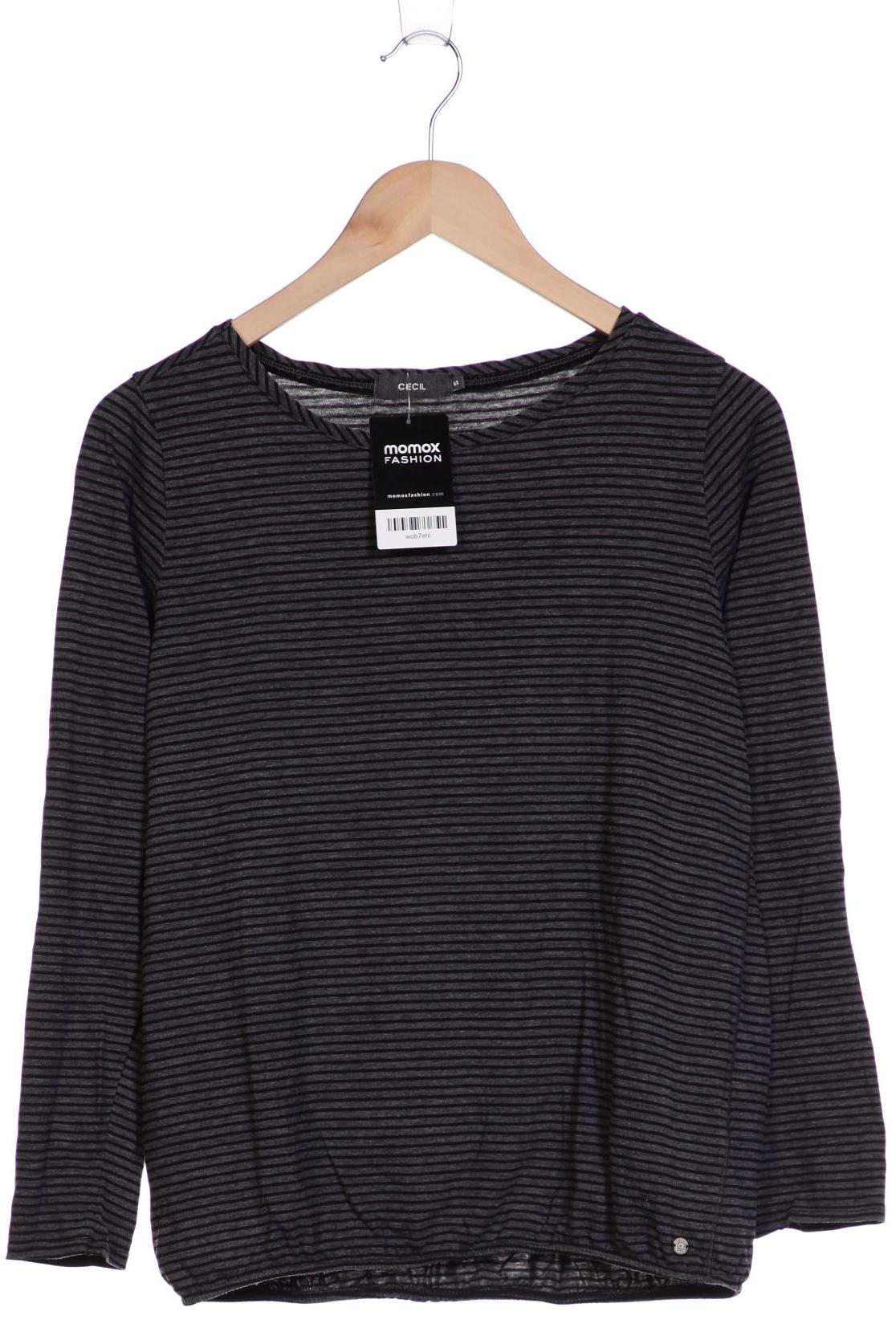 

Cecil Damen Langarmshirt, grau, Gr. 36