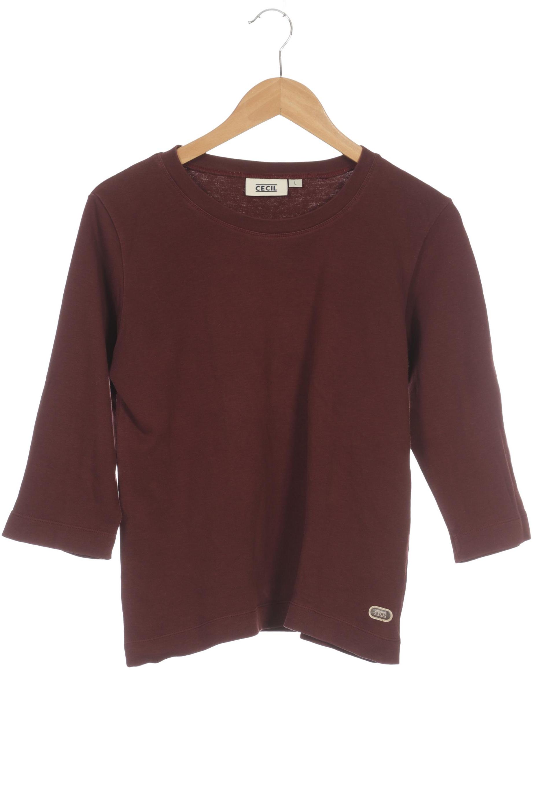 

Cecil Damen Langarmshirt, braun, Gr.