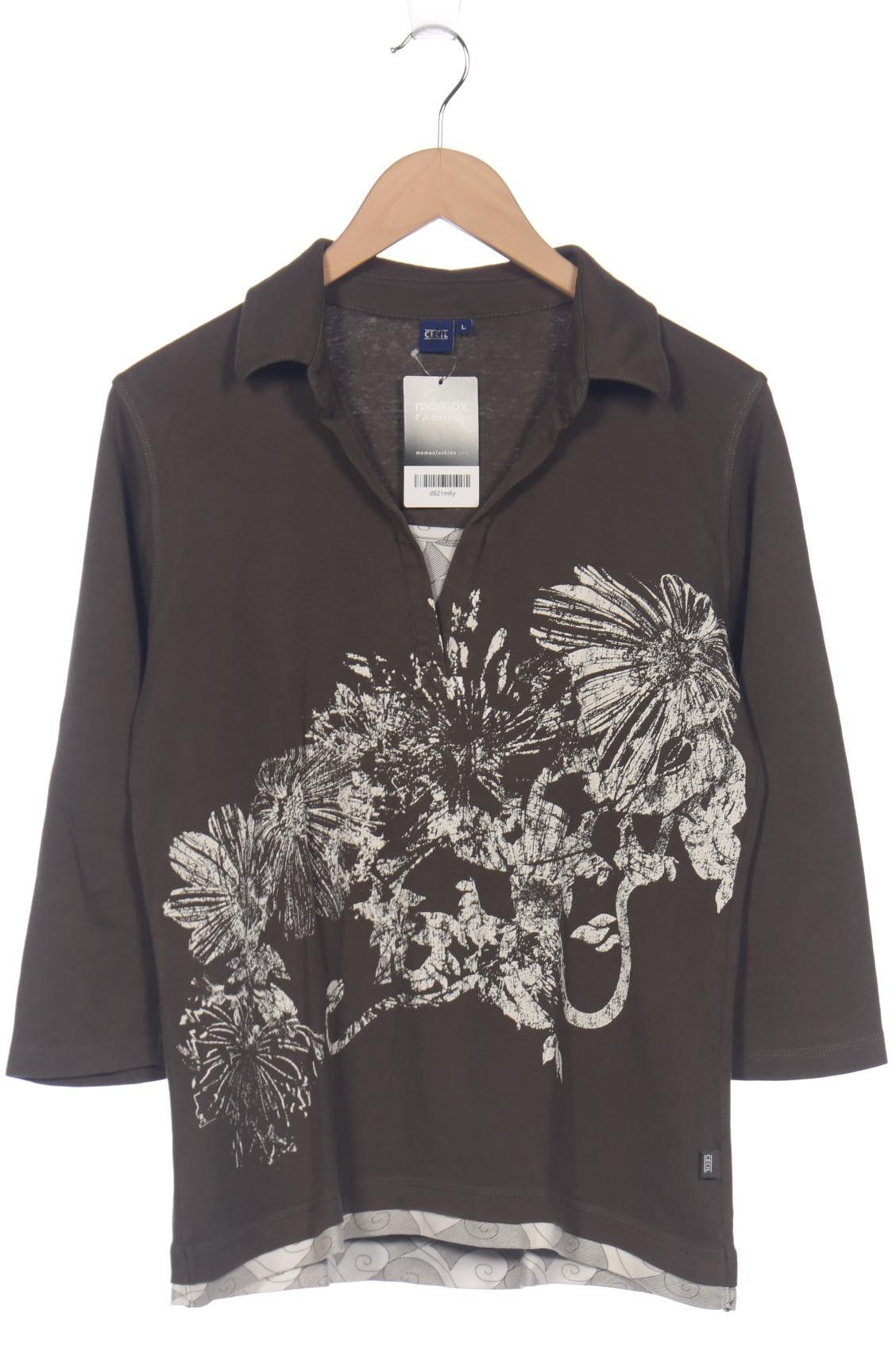 

Cecil Damen Langarmshirt, grün, Gr. 42