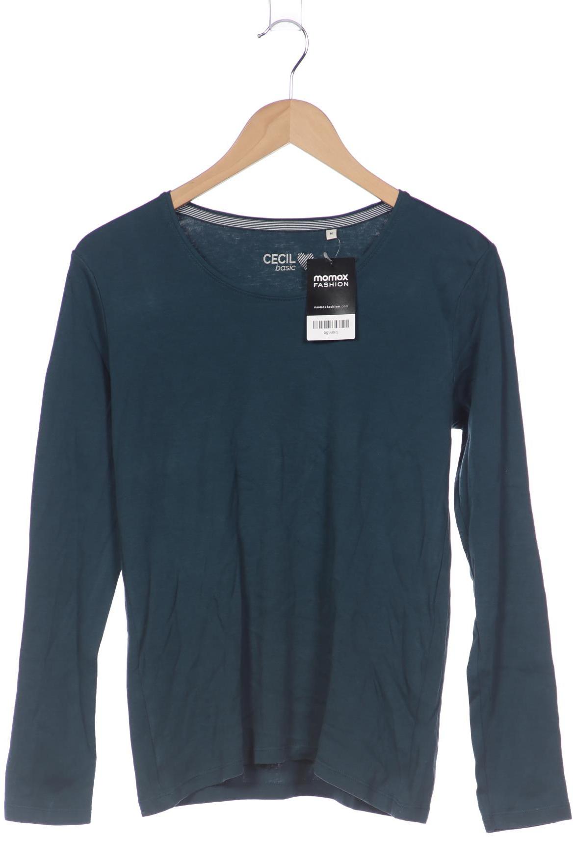 

Cecil Damen Langarmshirt, türkis, Gr. 38