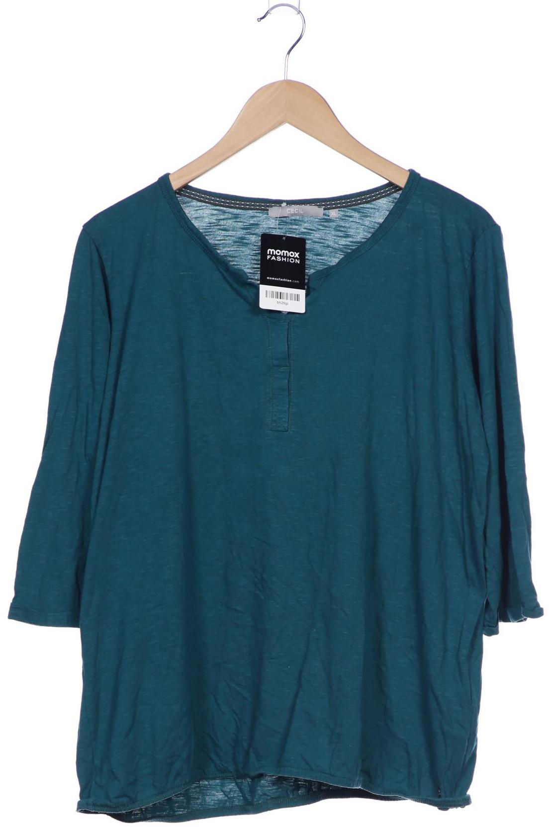 

Cecil Damen Langarmshirt, türkis, Gr. 44