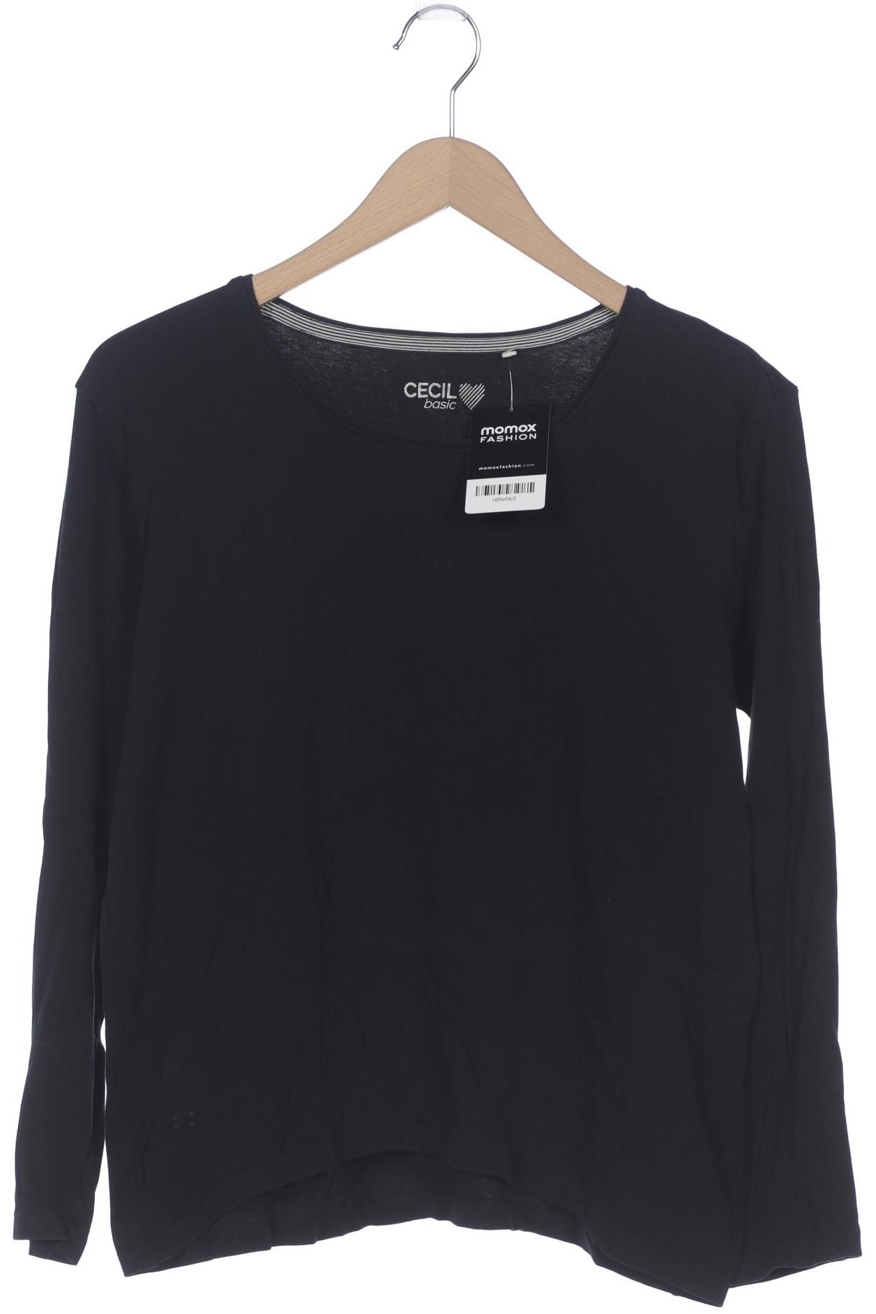

Cecil Damen Langarmshirt, schwarz, Gr. 44