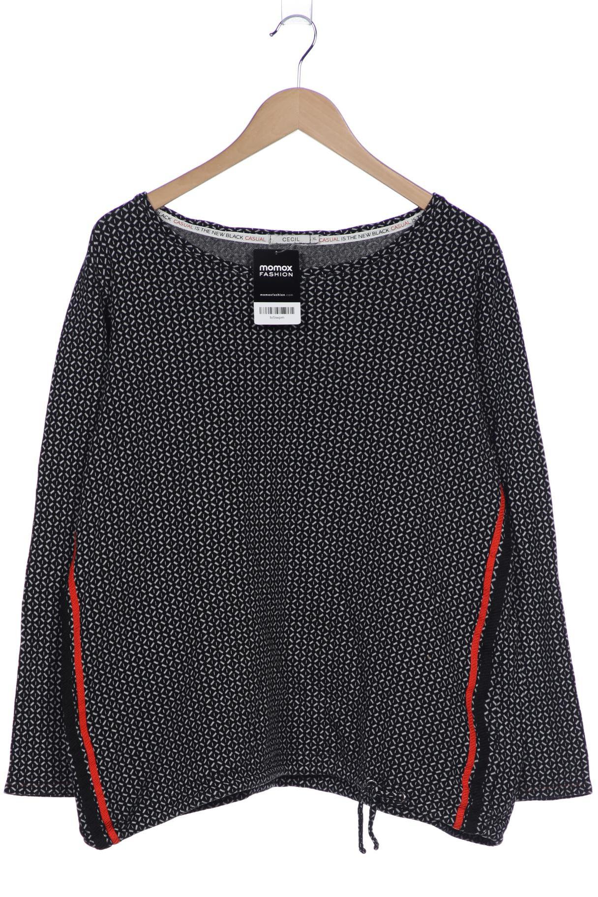 

Cecil Damen Langarmshirt, schwarz, Gr. 44