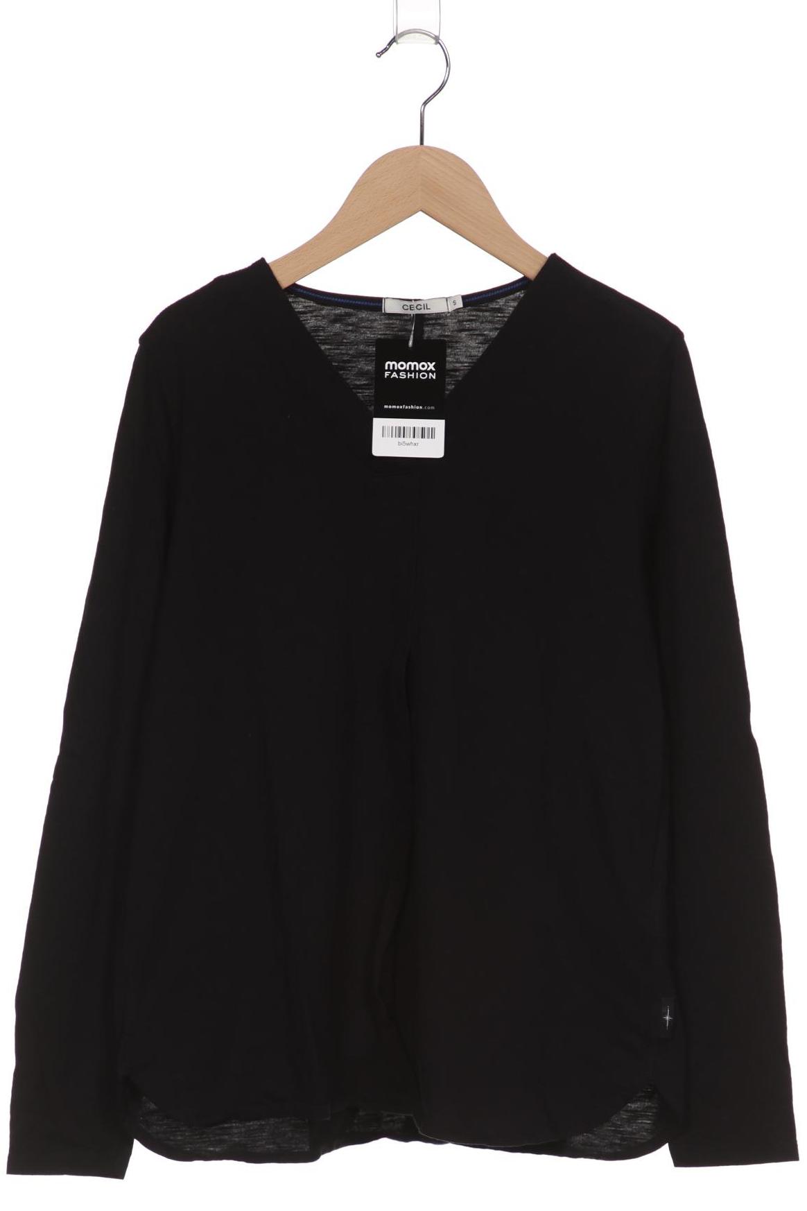 

CECIL Damen Langarmshirt, schwarz