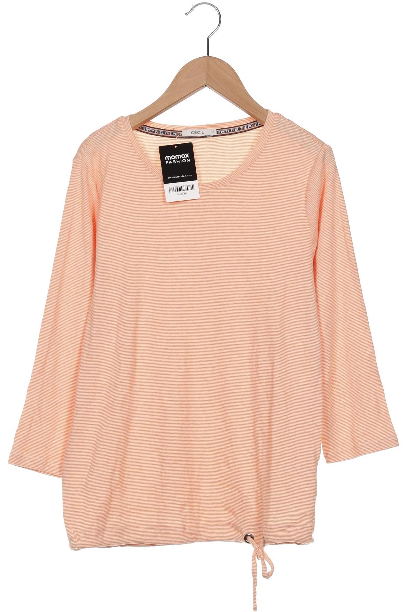 

Cecil Damen Langarmshirt, orange, Gr. 36