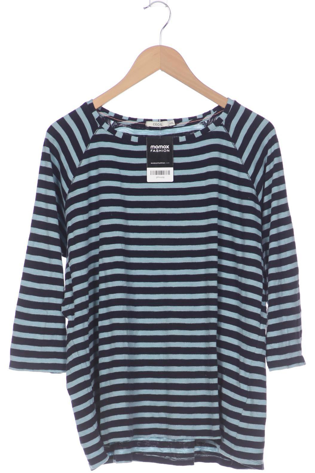 

Cecil Damen Langarmshirt, marineblau, Gr. 46