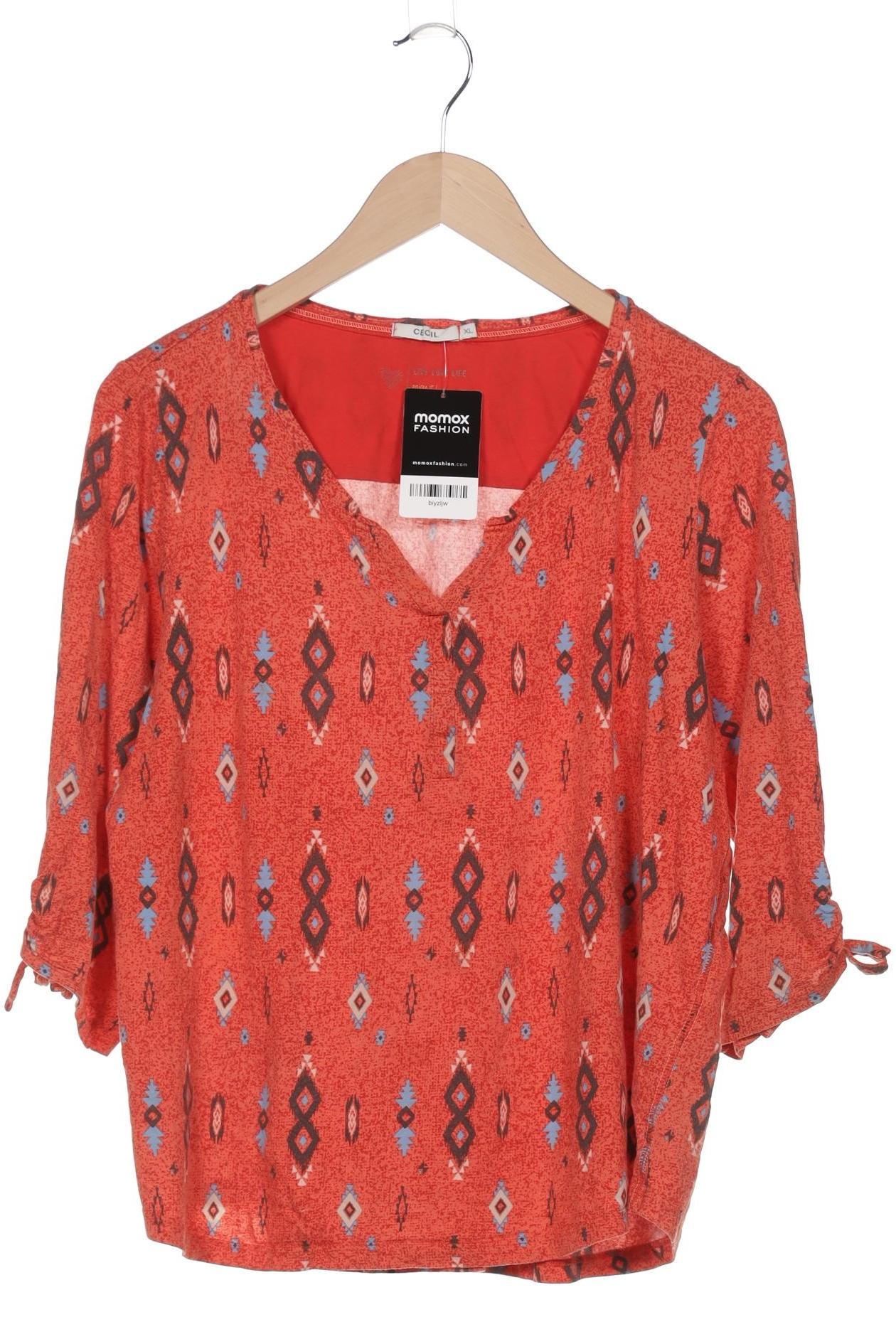 

Cecil Damen Langarmshirt, orange, Gr. 44