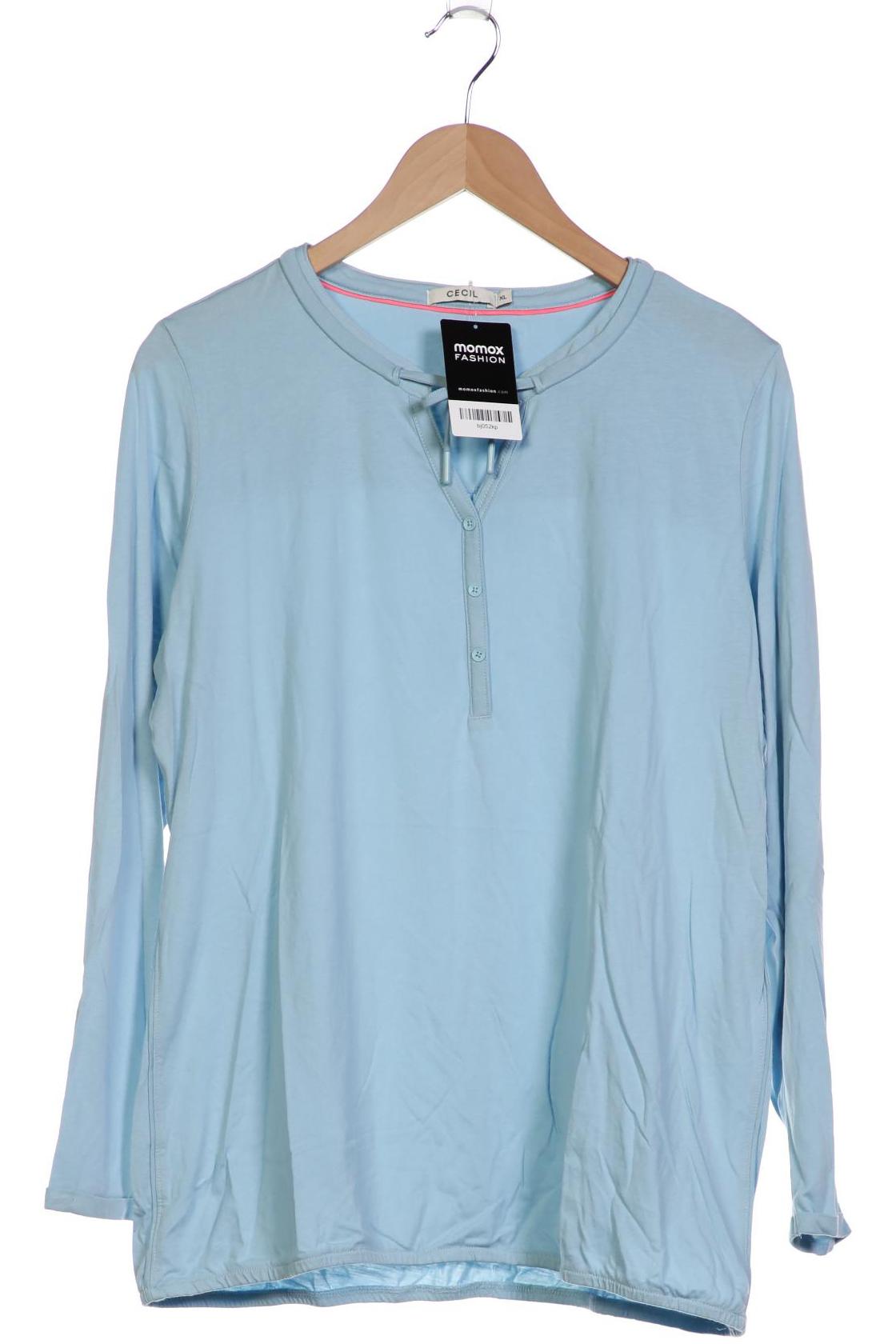 

Cecil Damen Langarmshirt, hellblau, Gr. 44