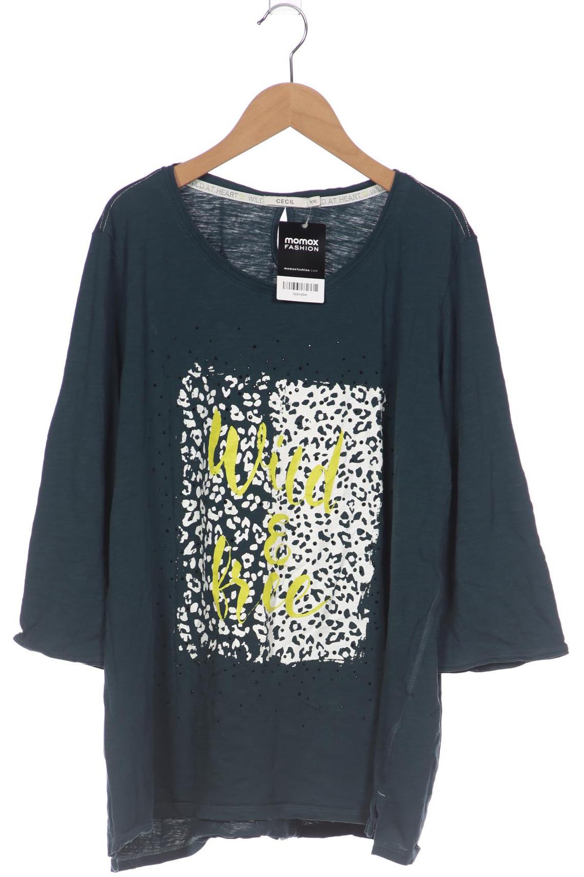 

Cecil Damen Langarmshirt, türkis, Gr. 46