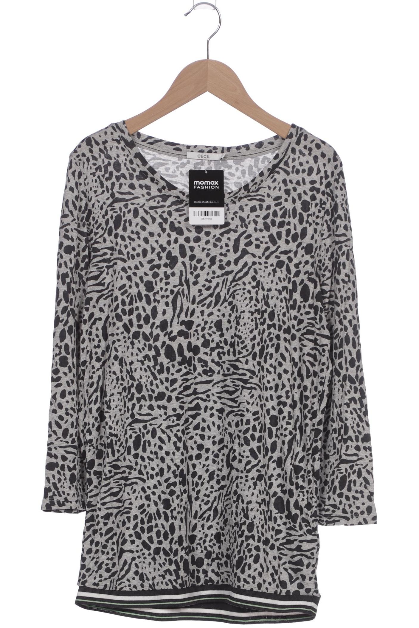 

Cecil Damen Langarmshirt, grau, Gr. 36