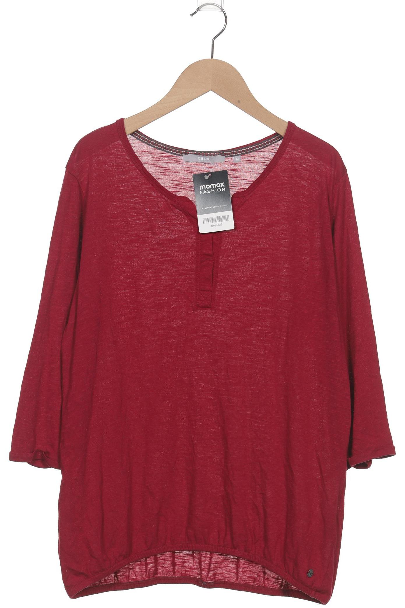

Cecil Damen Langarmshirt, bordeaux, Gr. 38