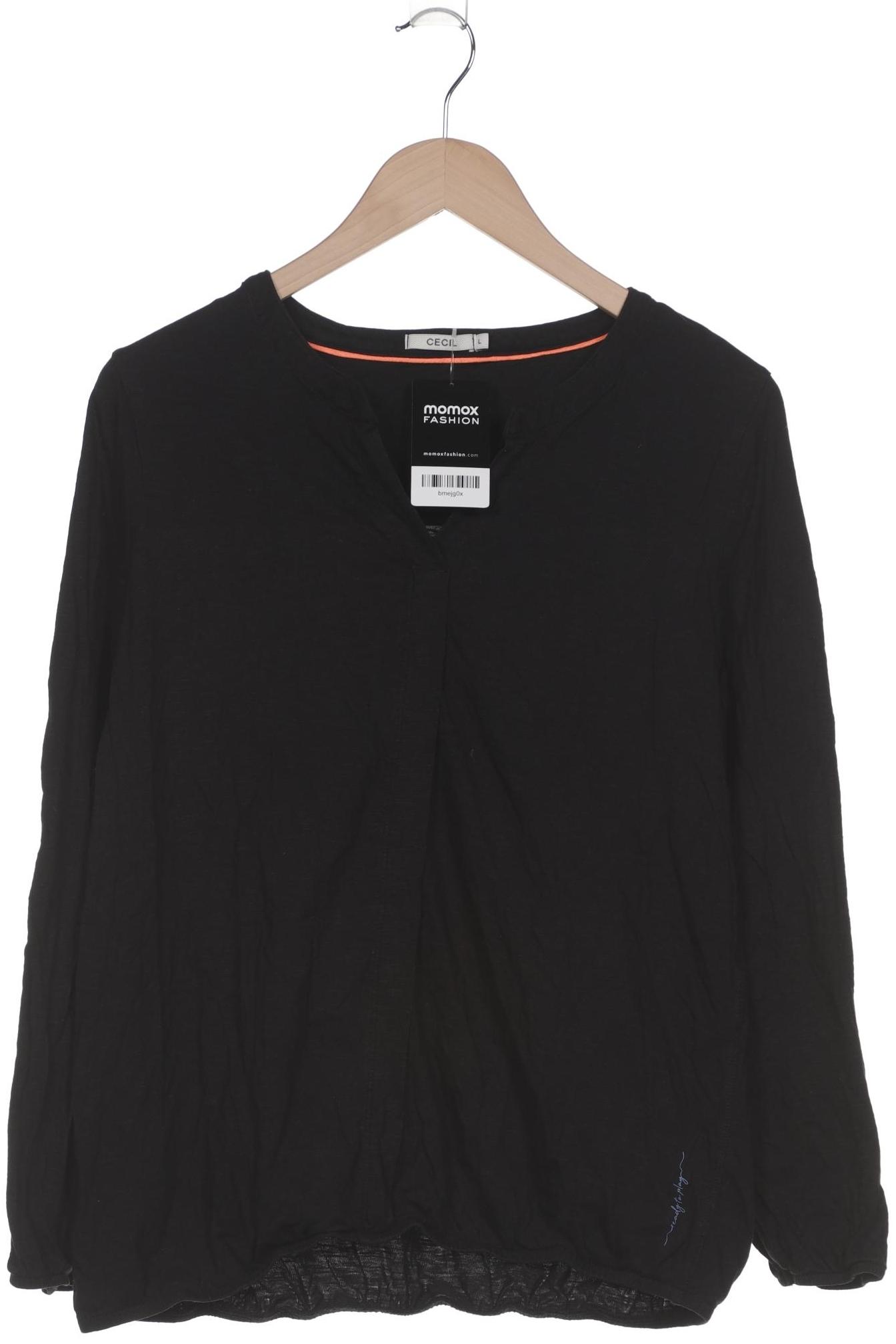 

Cecil Damen Langarmshirt, schwarz, Gr. 42