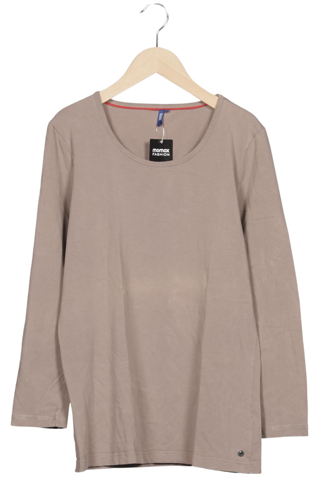 

Cecil Damen Langarmshirt, beige, Gr. 44