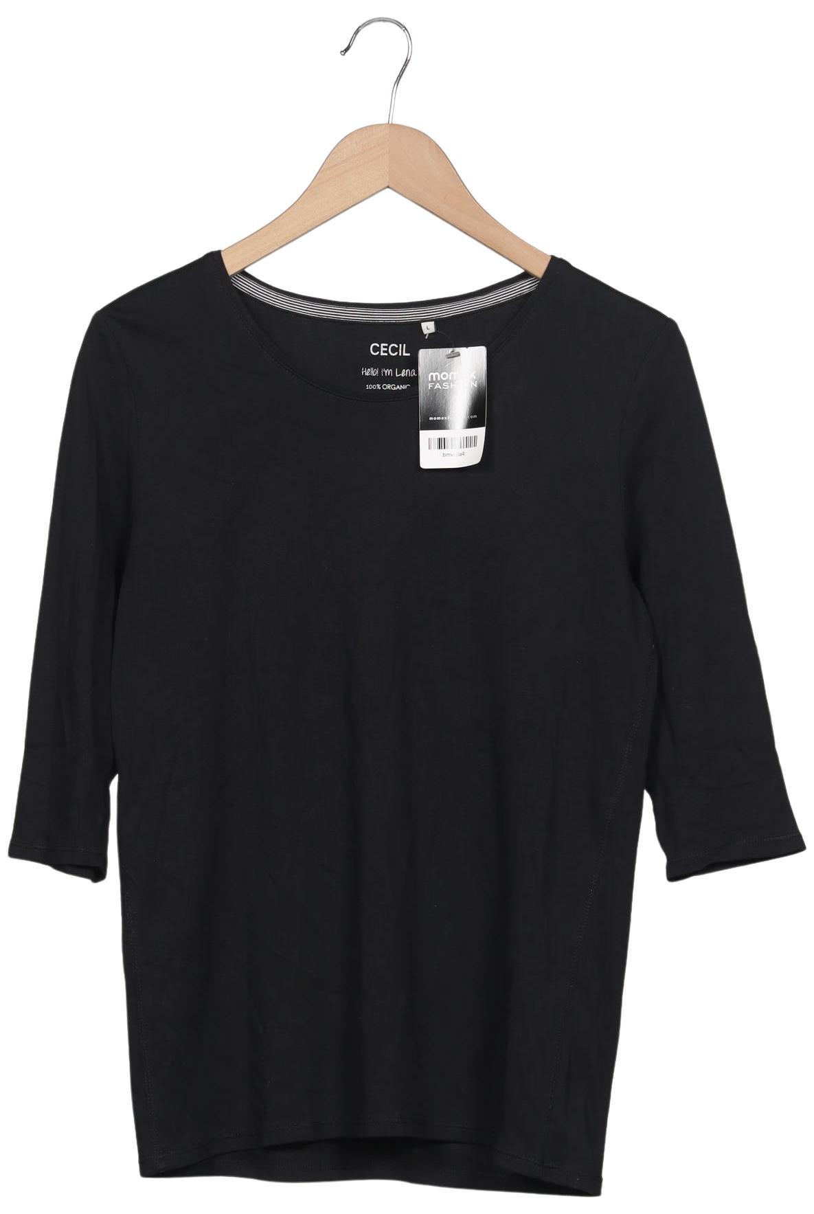 

Cecil Damen Langarmshirt, schwarz, Gr. 42