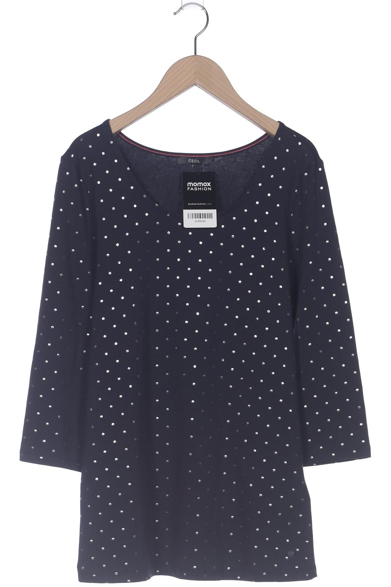 

Cecil Damen Langarmshirt, marineblau, Gr. 38