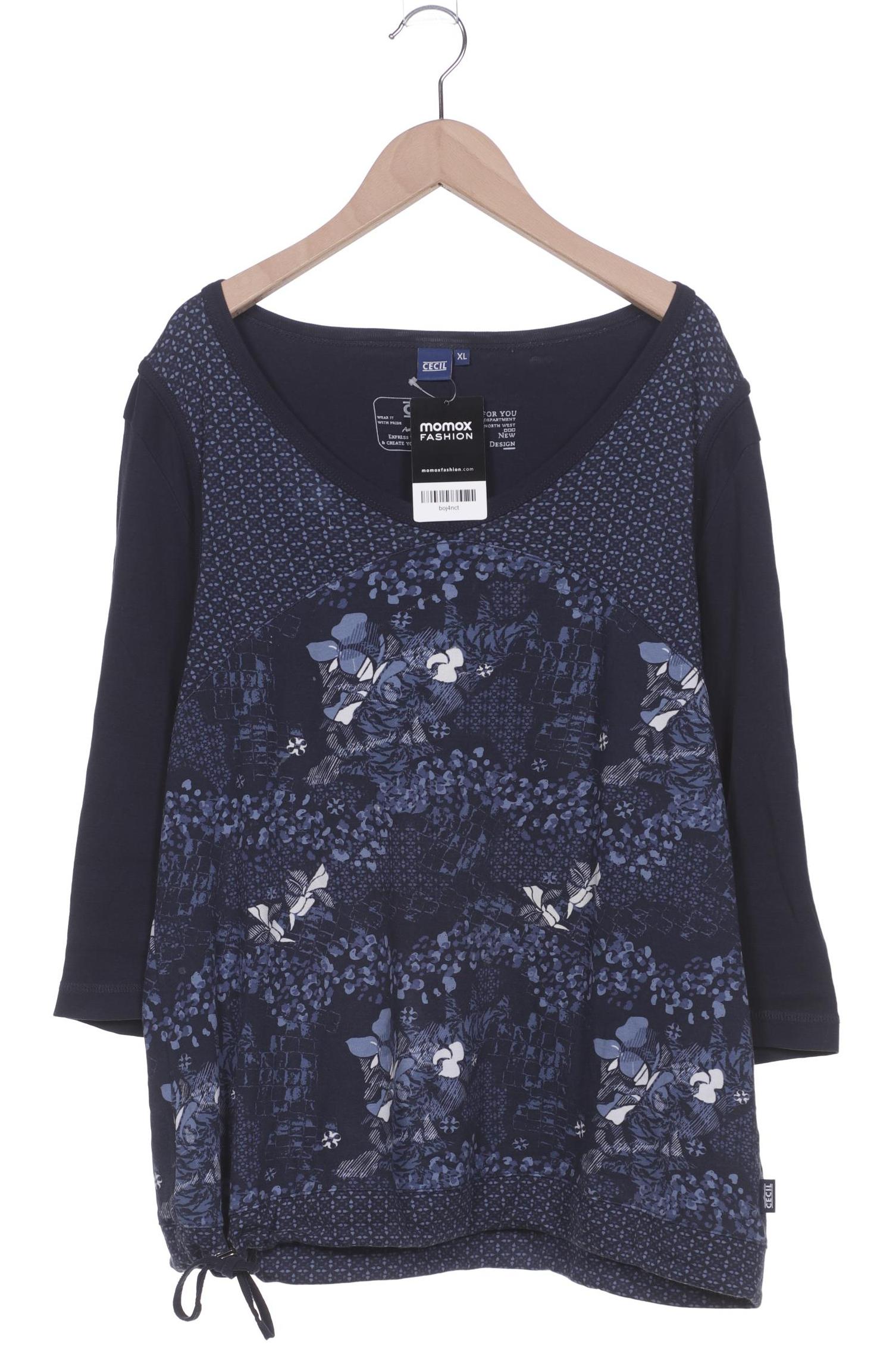 

CECIL Damen Langarmshirt, marineblau