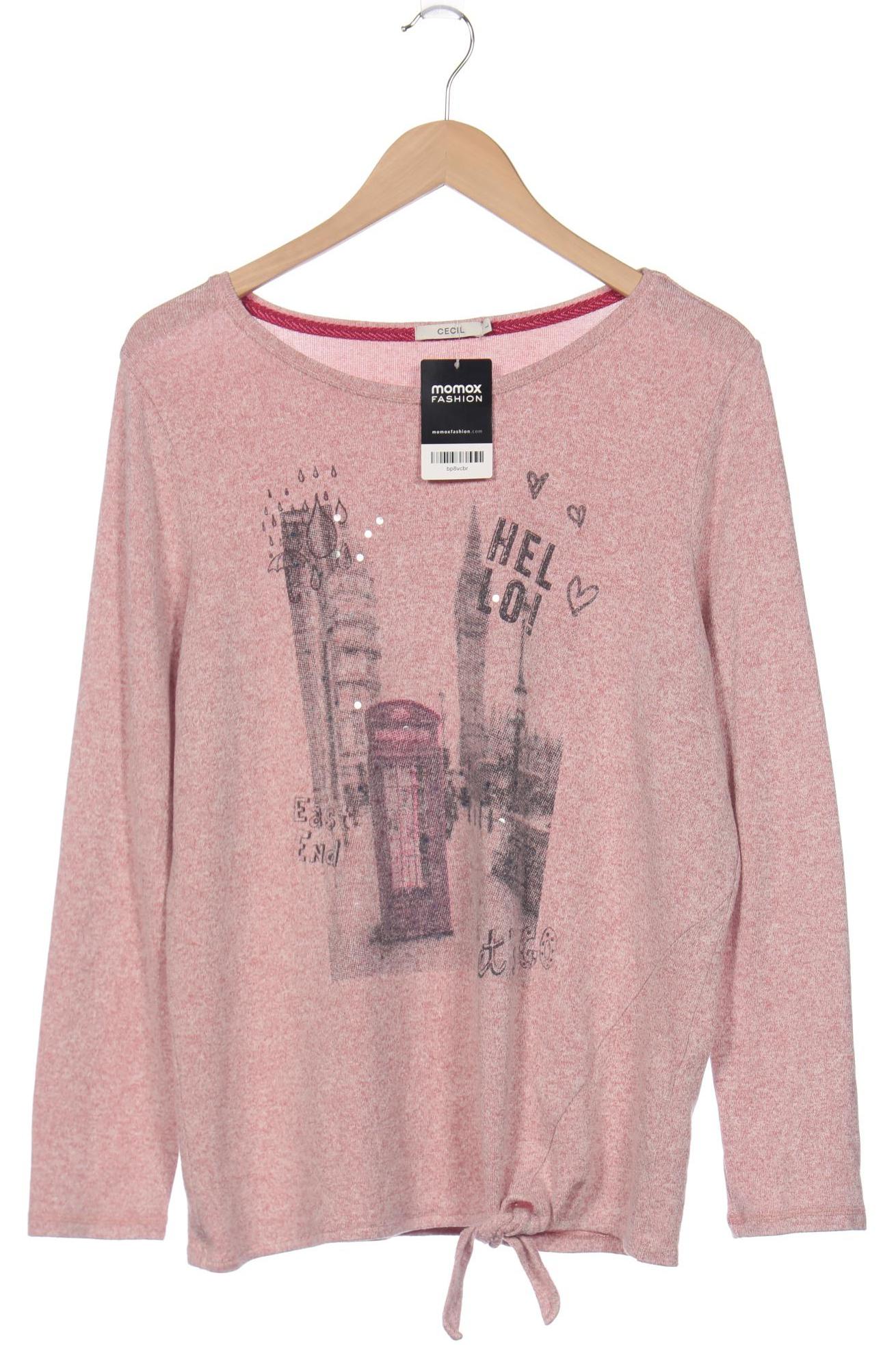 

Cecil Damen Langarmshirt, pink, Gr. 42