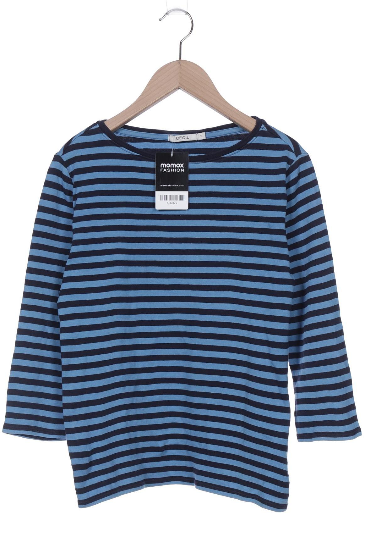 

Cecil Damen Langarmshirt, blau, Gr. 36